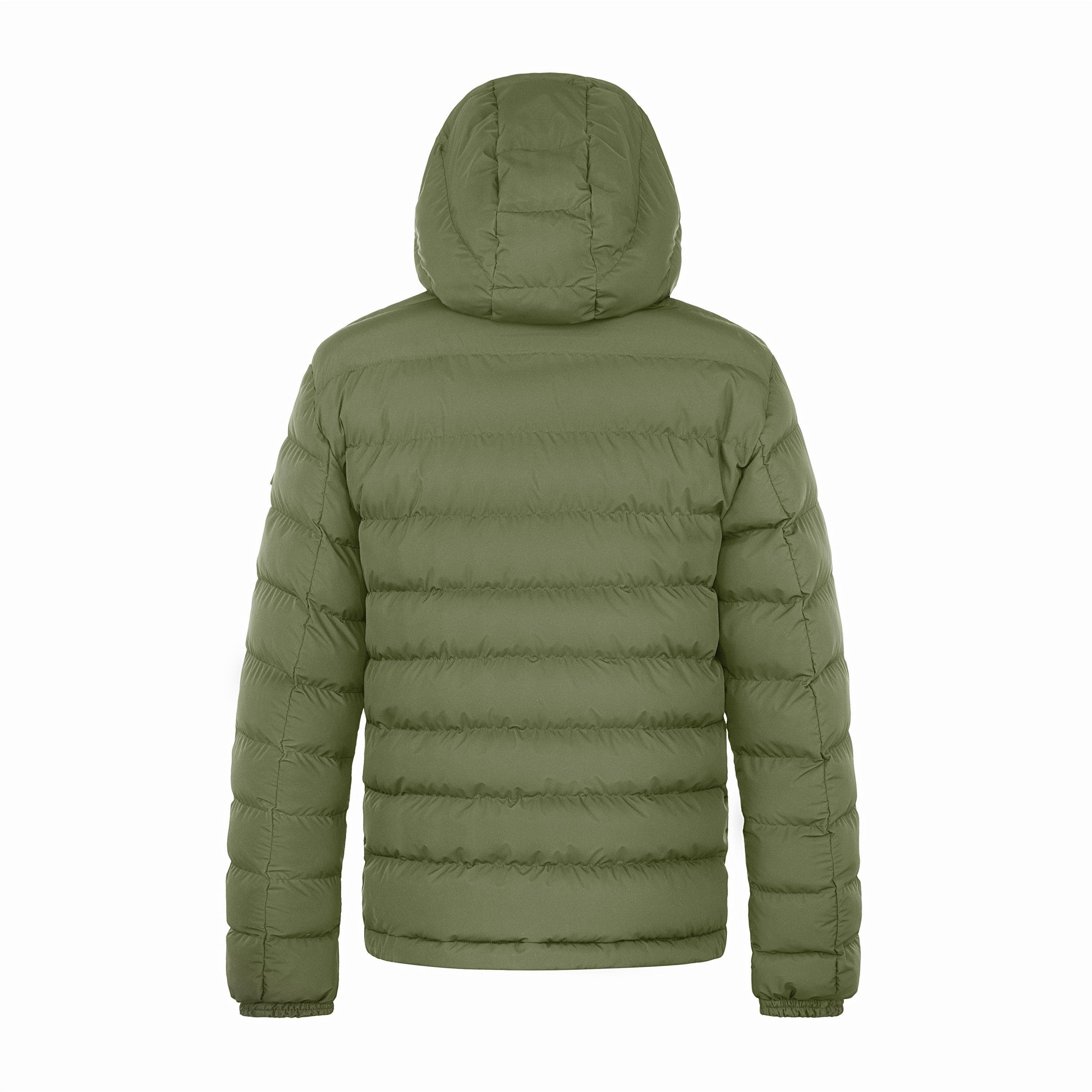 Green/Black - Cape Heights - Men's Short Puffer Jacket - 2