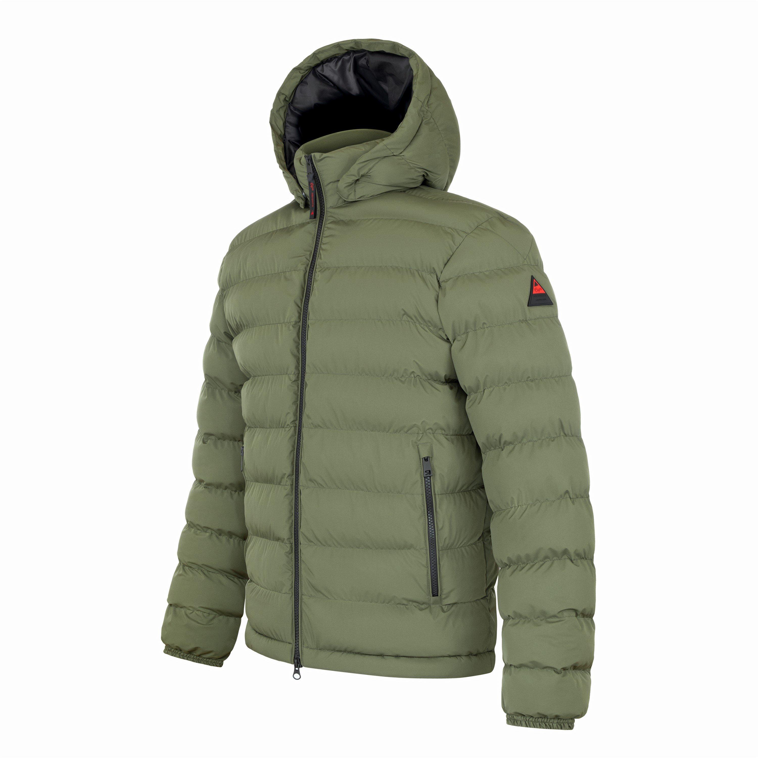 Green/Black - Cape Heights - Men's Short Puffer Jacket - 3