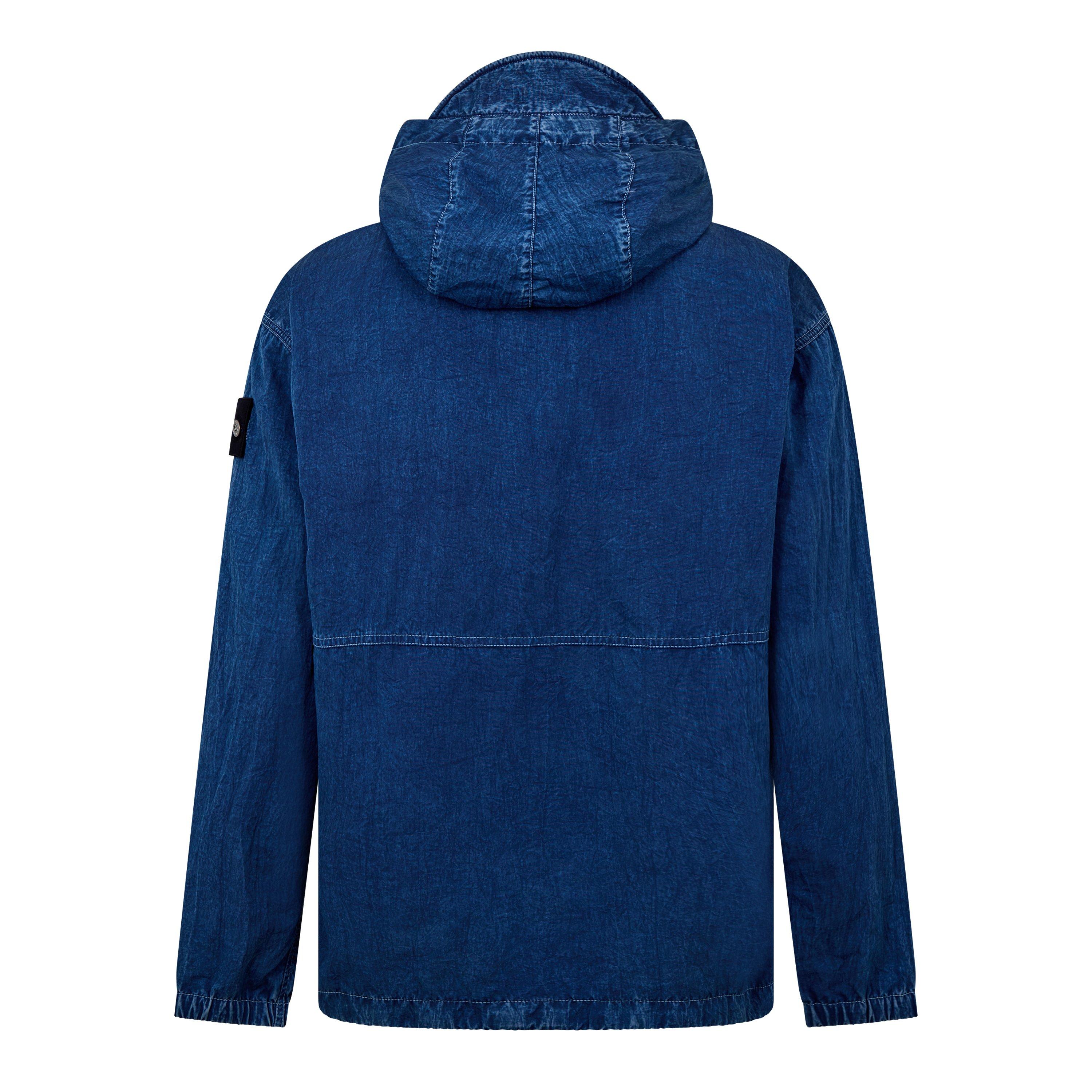 Indigo V0021 - Stone Island - Mens Denim Research Indigo-TC Marmo Parka - 2