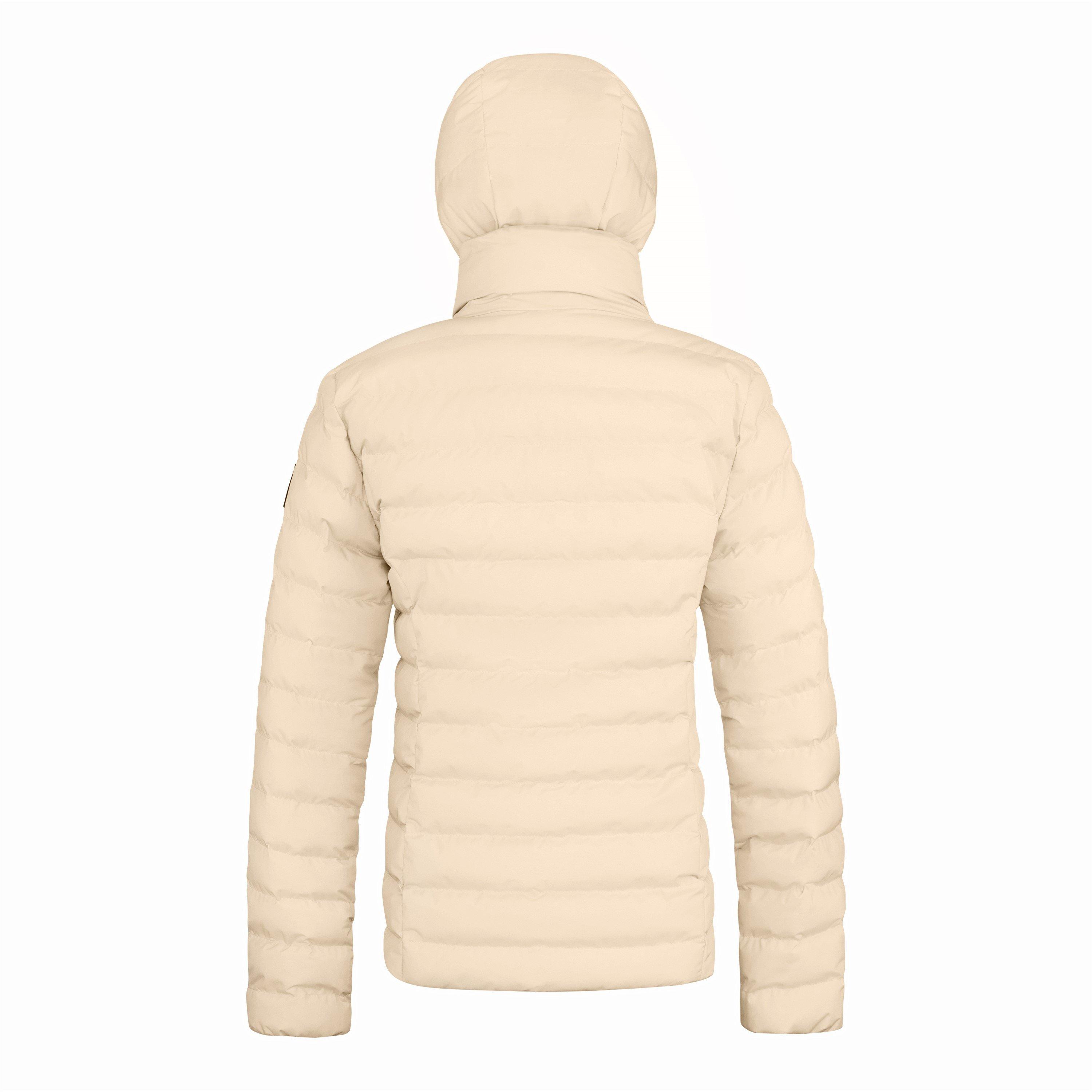 Black/Beige - Cape Heights - Women's Weather-Resistant Insulated Short Puffer Jacket - 6