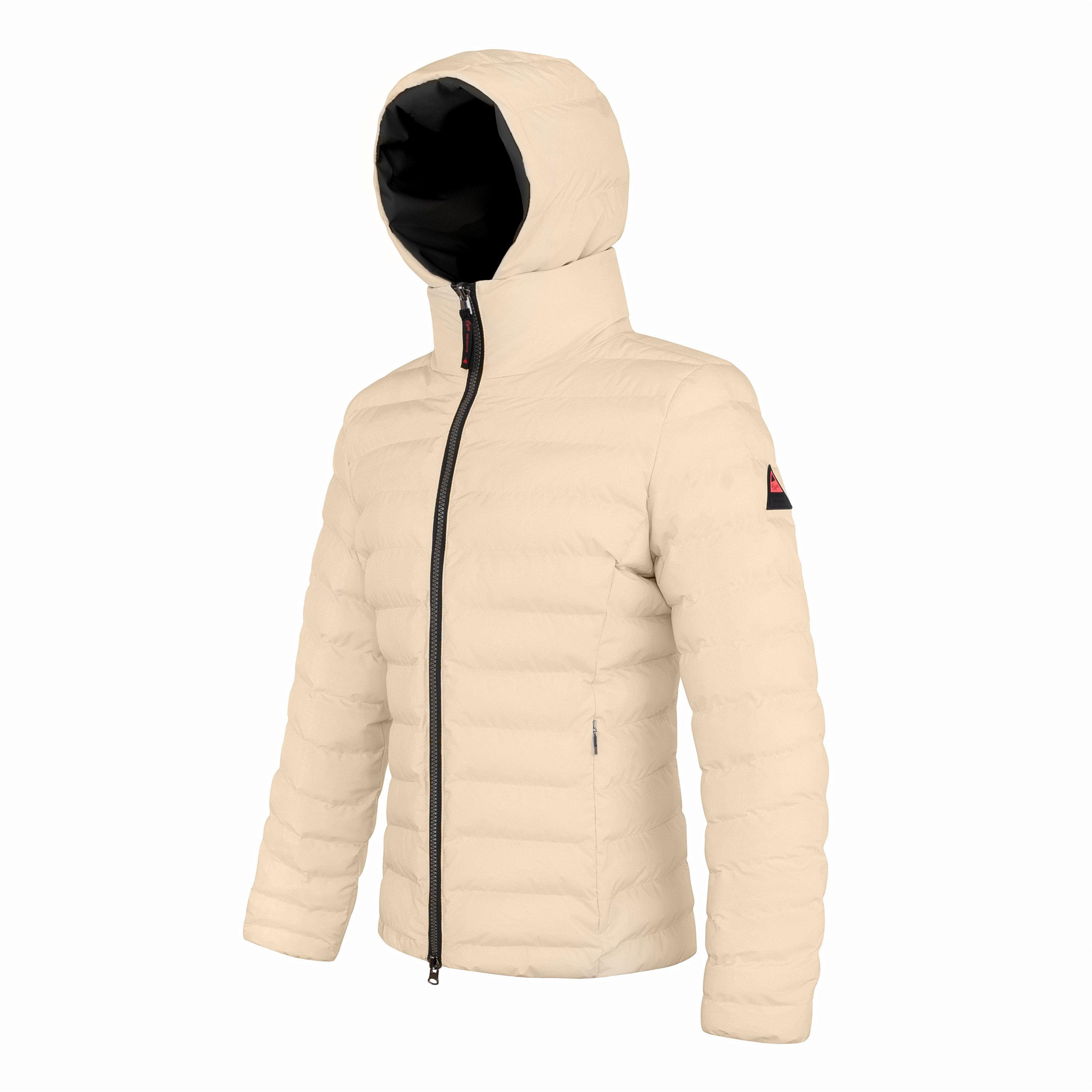 Black/Beige - Cape Heights - Women's Weather-Resistant Insulated Short Puffer Jacket - 7