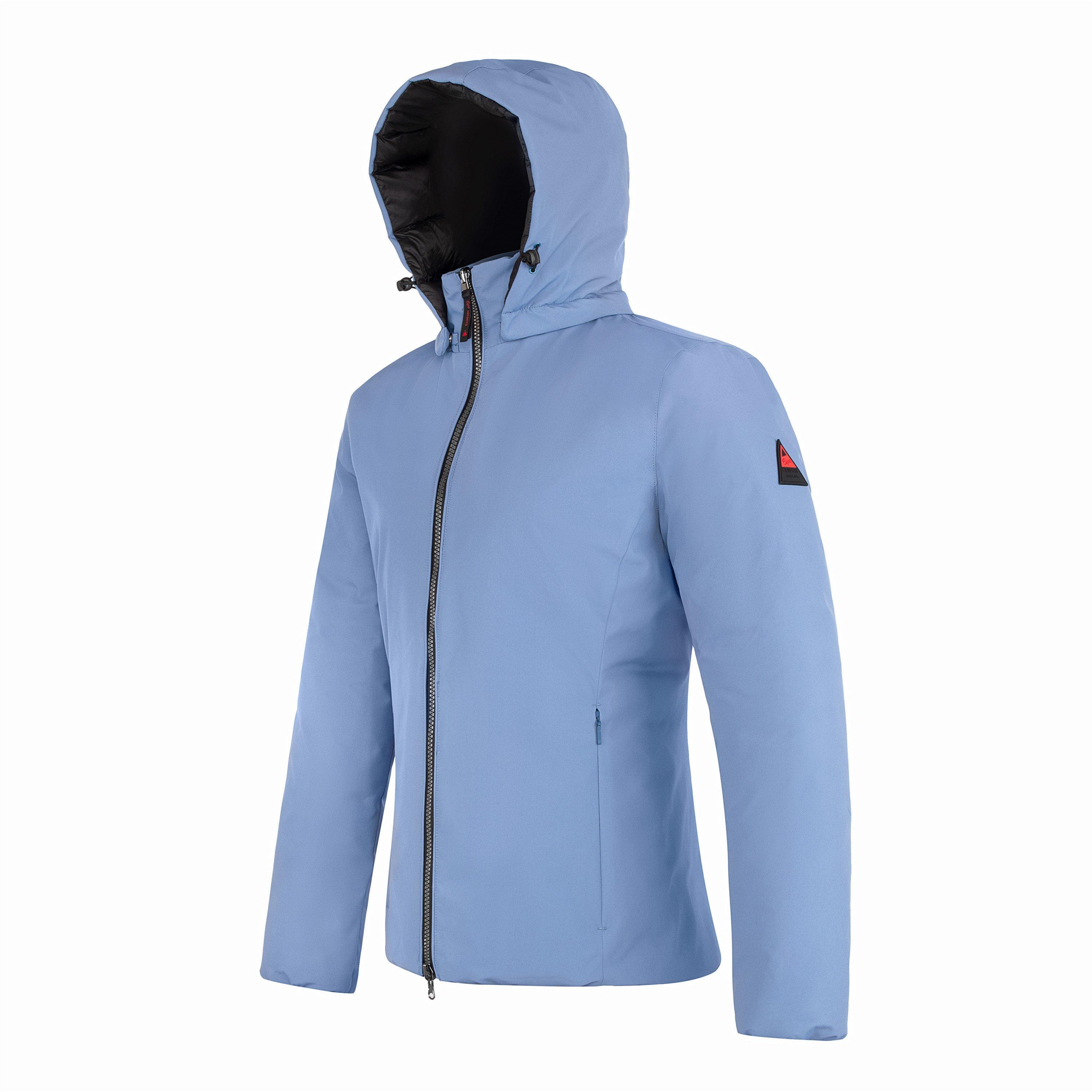 Bluette/Black - Cape Heights - Women's Weather-Resistant Insulated Short Puffer Jacket - 3