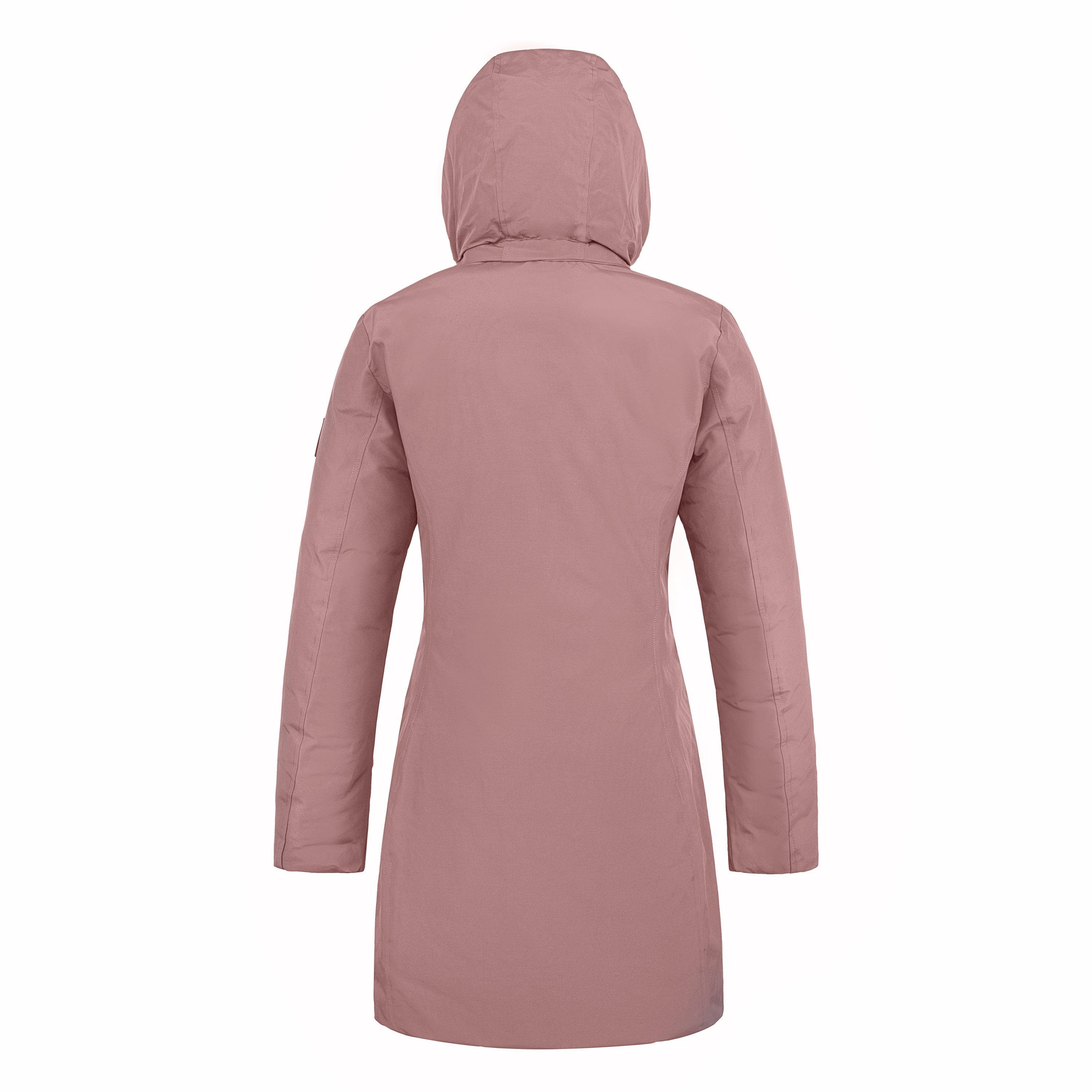 Stara ružičasta/crna - Cape Heights - Women's  Insulated Quilted Tailored Fit Long Puffer Jacket - 2