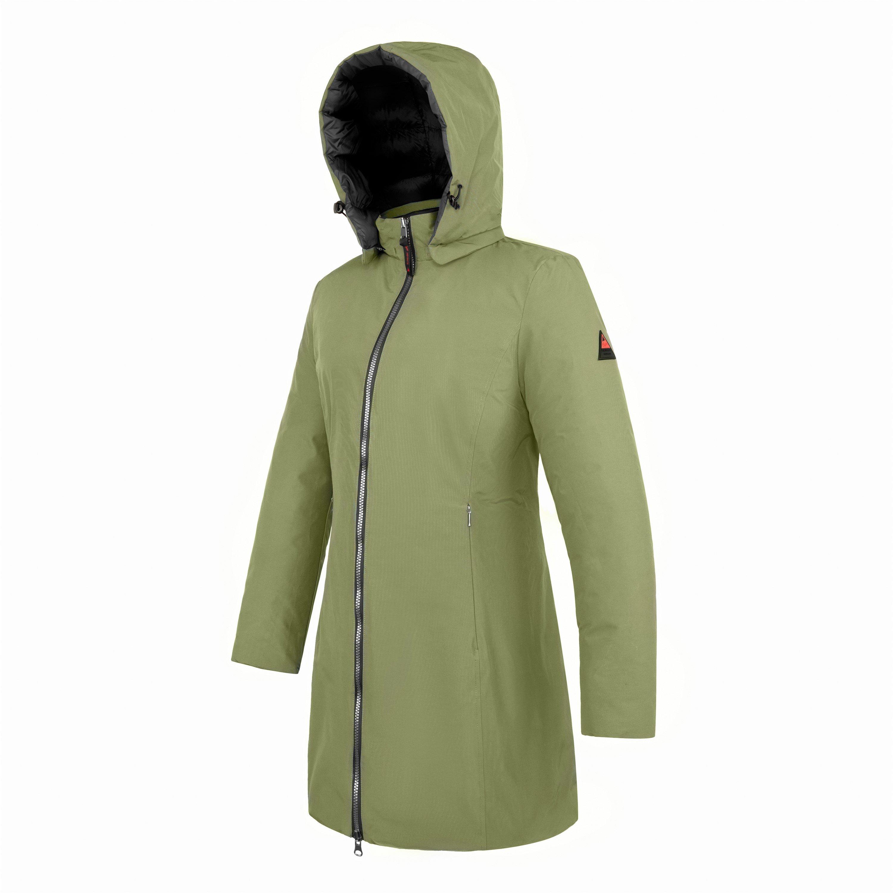 Forest Grn/Blk - Cape Heights - Women's Long Puffer Jacket - 3