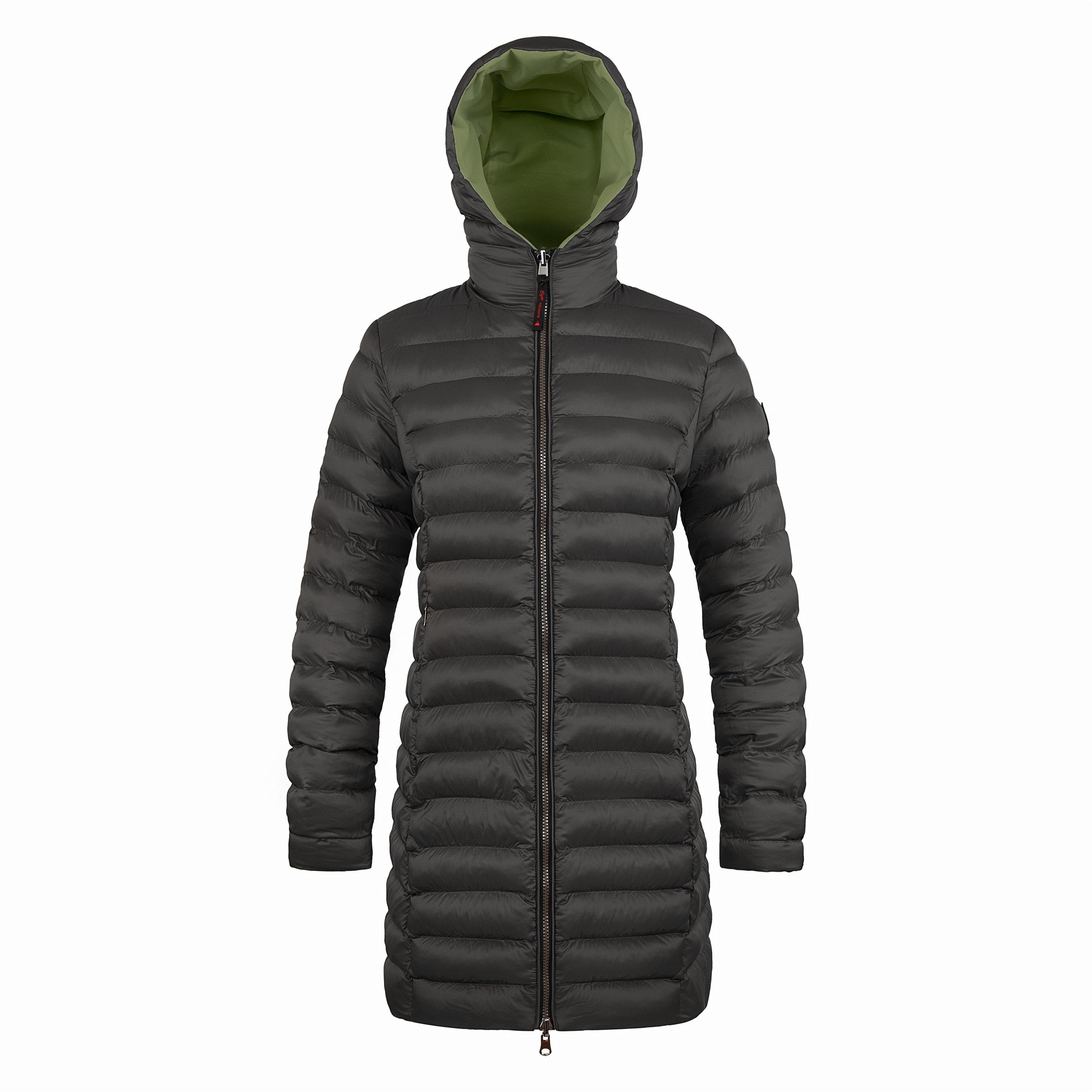 Forest Grn/Blk - Cape Heights - Women's Long Puffer Jacket - 5