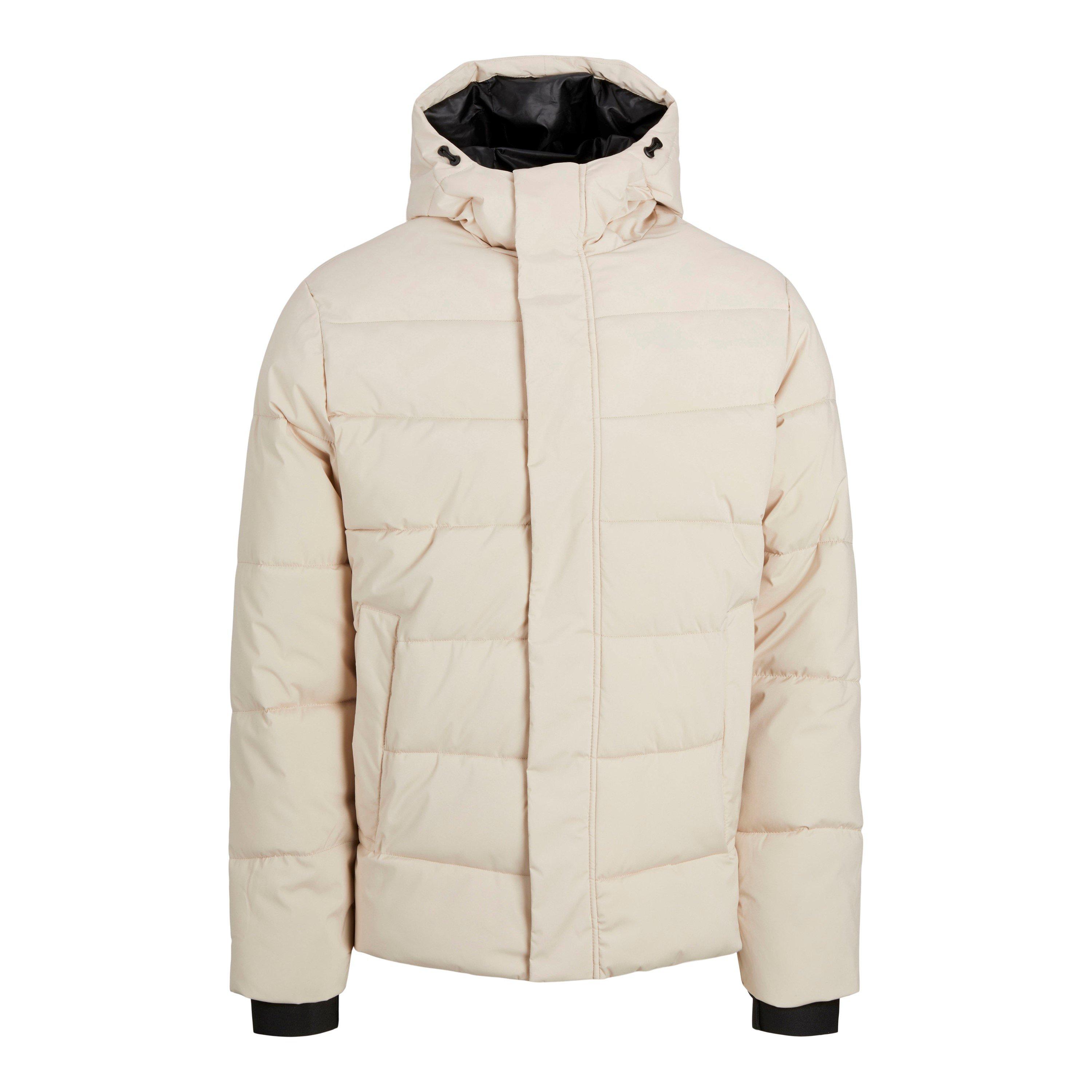 Jack And Jones Men's Clean Quilted Insulated Puffer Jacket - Moonbeam - M