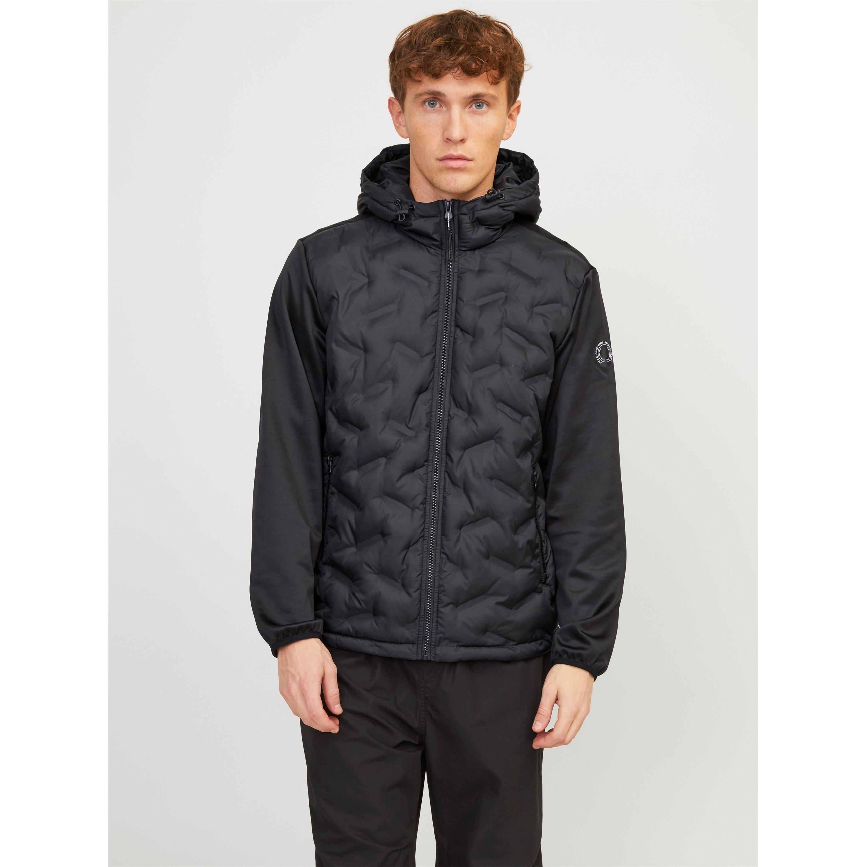 Jack And Jones Men's Lightweight Hybrid Jacket - Black - XL