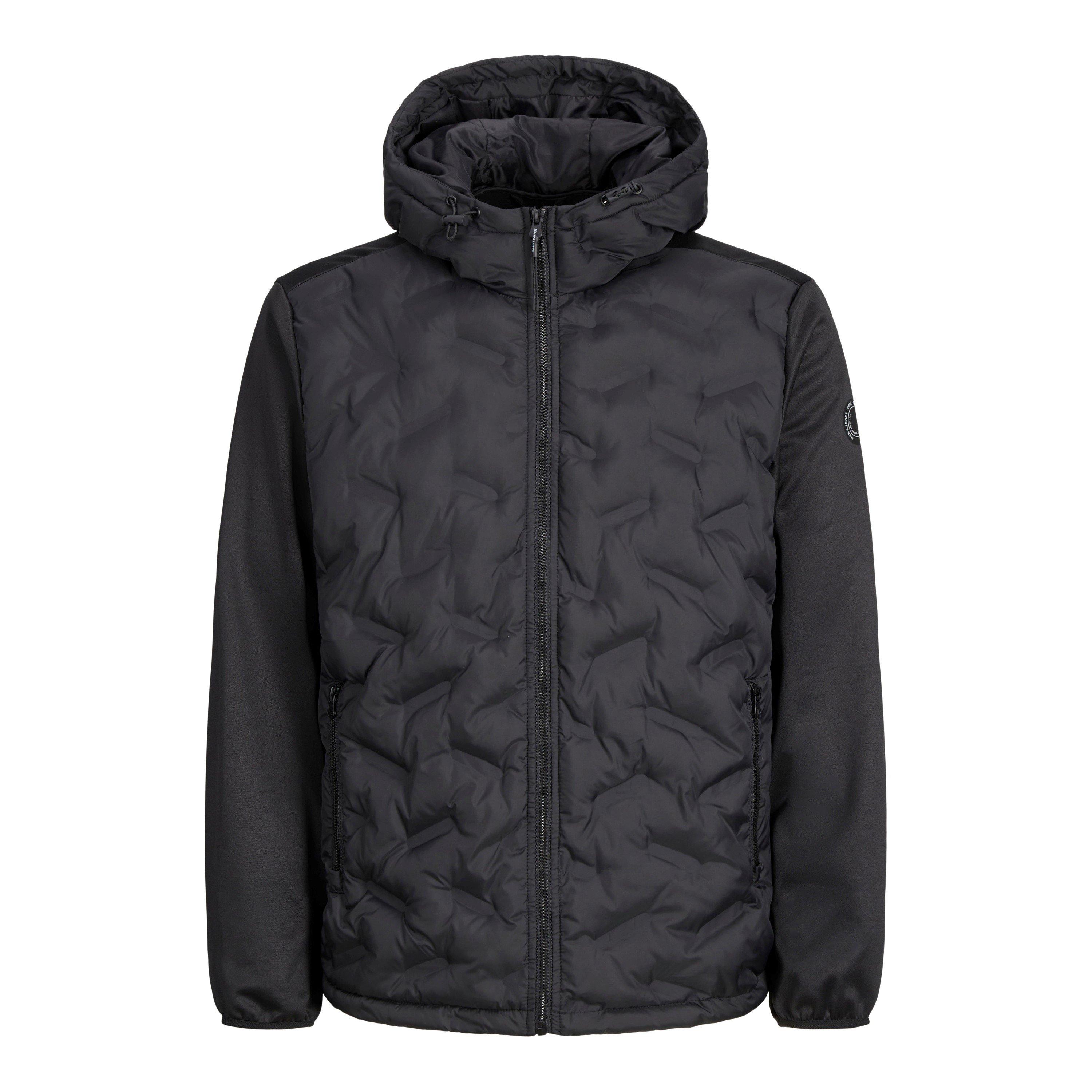 Black - Jack and Jones - Lightweight Hybrid Jacket - 5