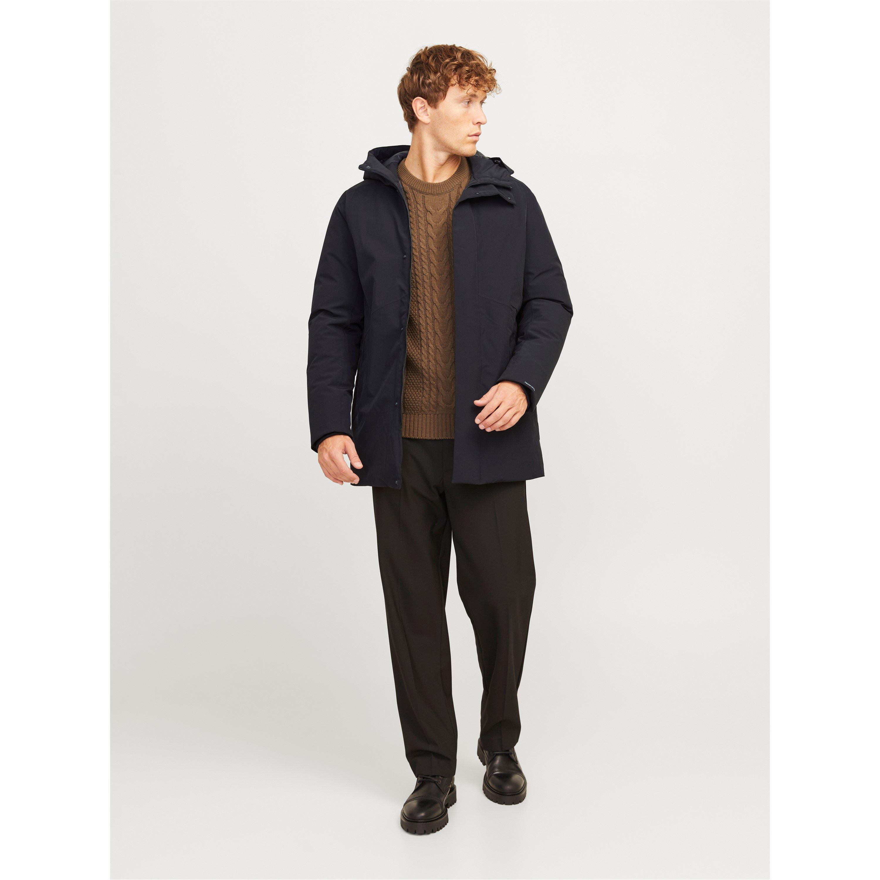 Nero - Jack and Jones - Adjustable Hood Winter Parka - 2