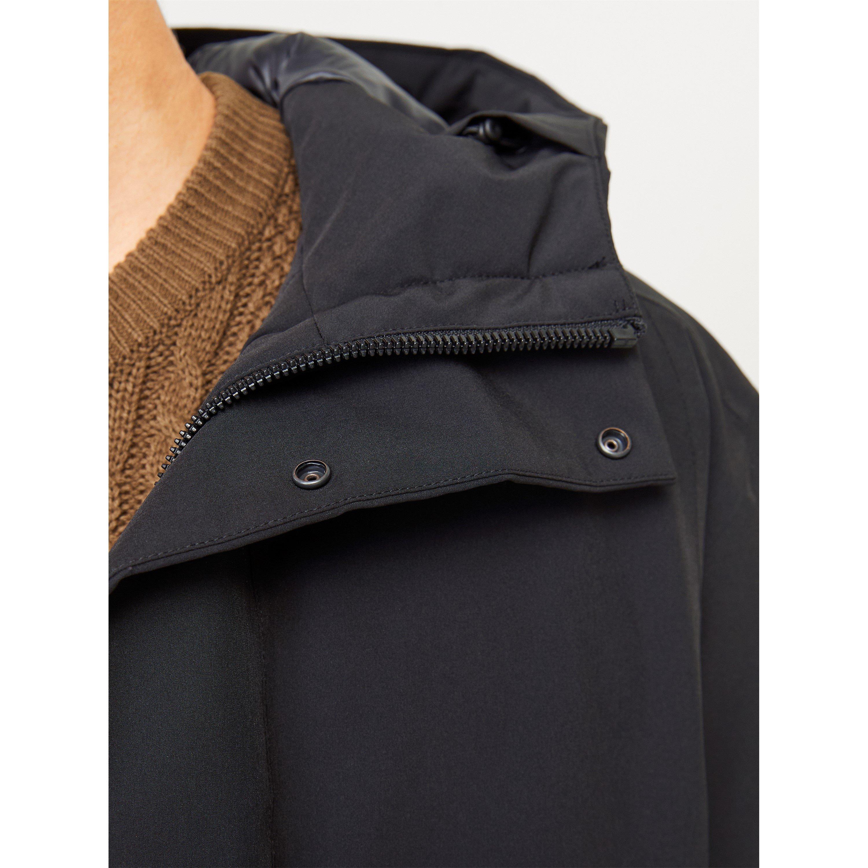 Nero - Jack and Jones - Adjustable Hood Winter Parka - 3