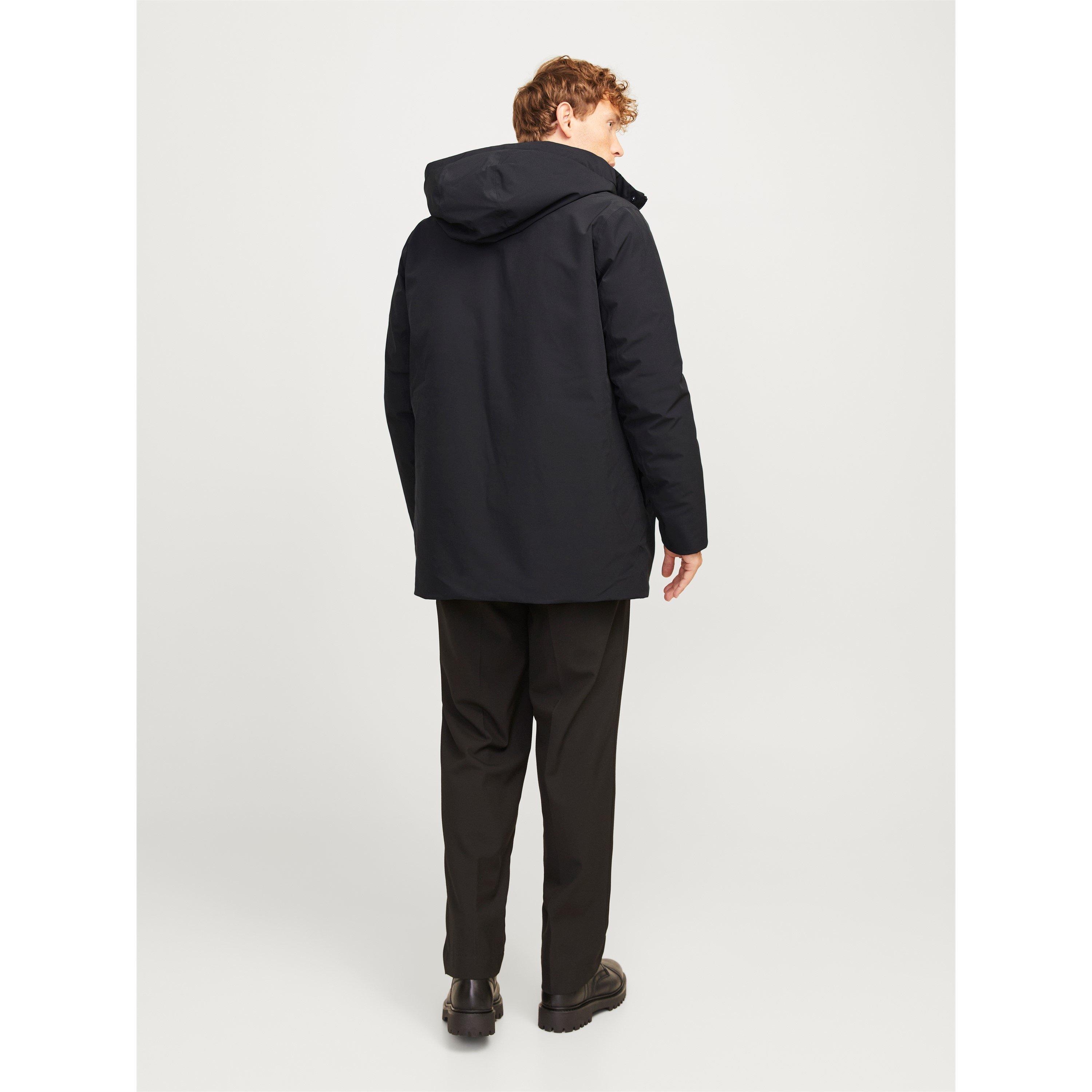 Nero - Jack and Jones - Adjustable Hood Winter Parka - 5