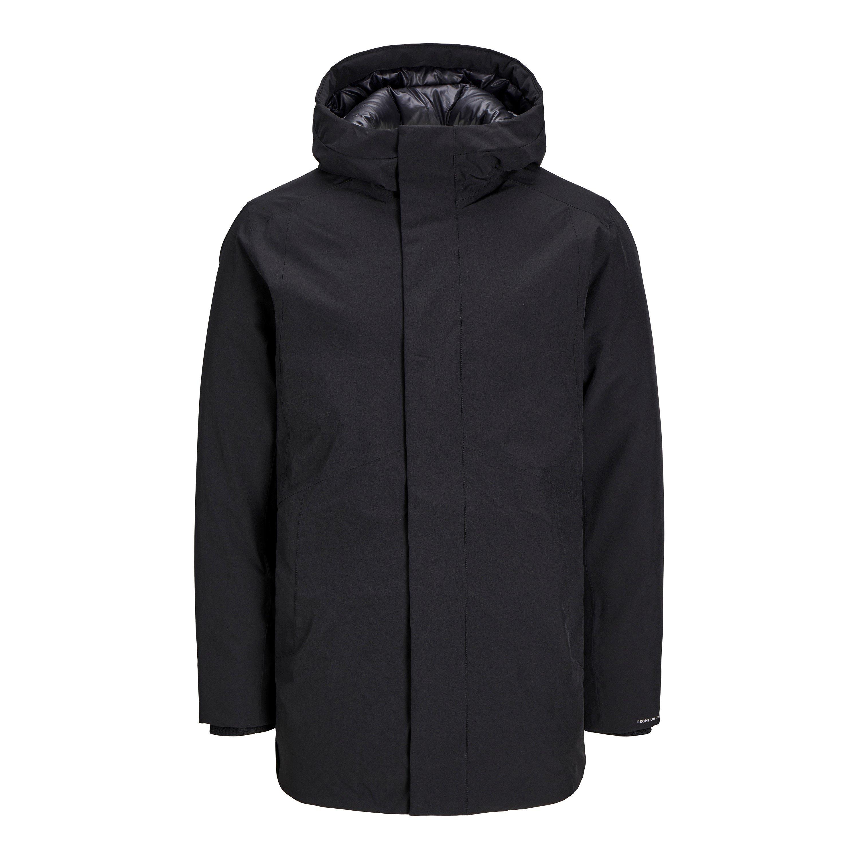 Nero - Jack and Jones - Adjustable Hood Winter Parka - 6