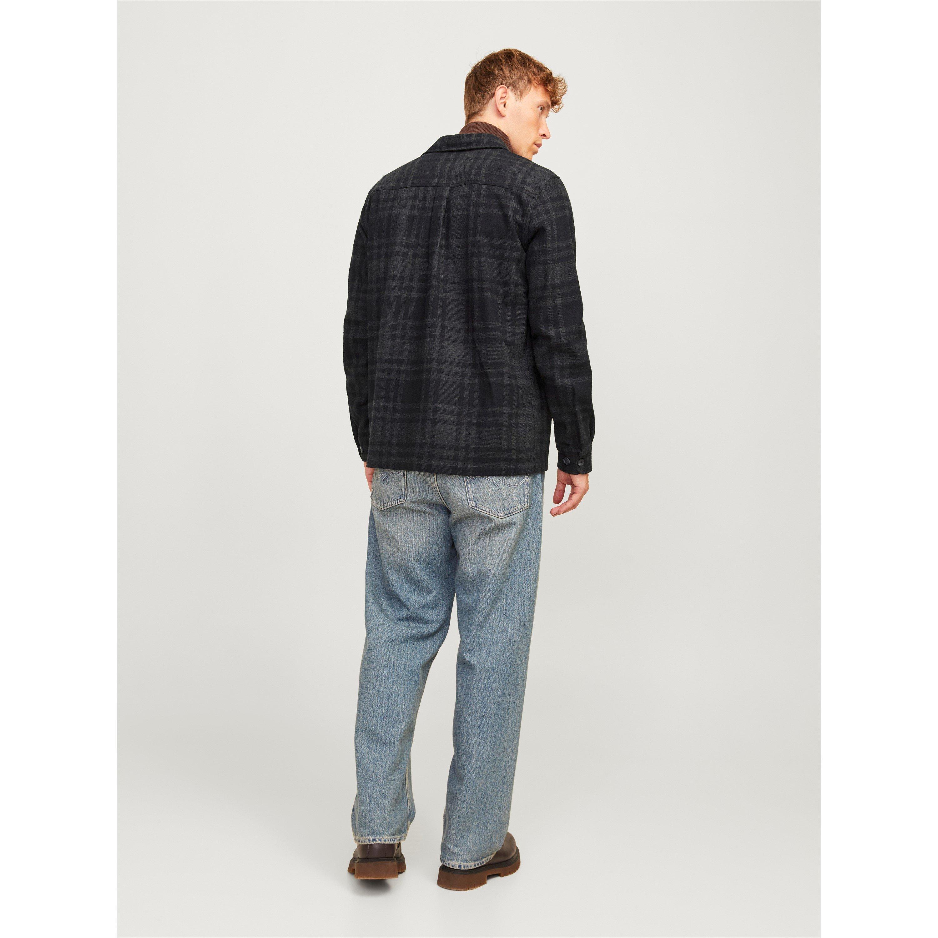 Black Beauty - Jack and Jones - Men's Raymond Long Sleeve Overshirt - 2