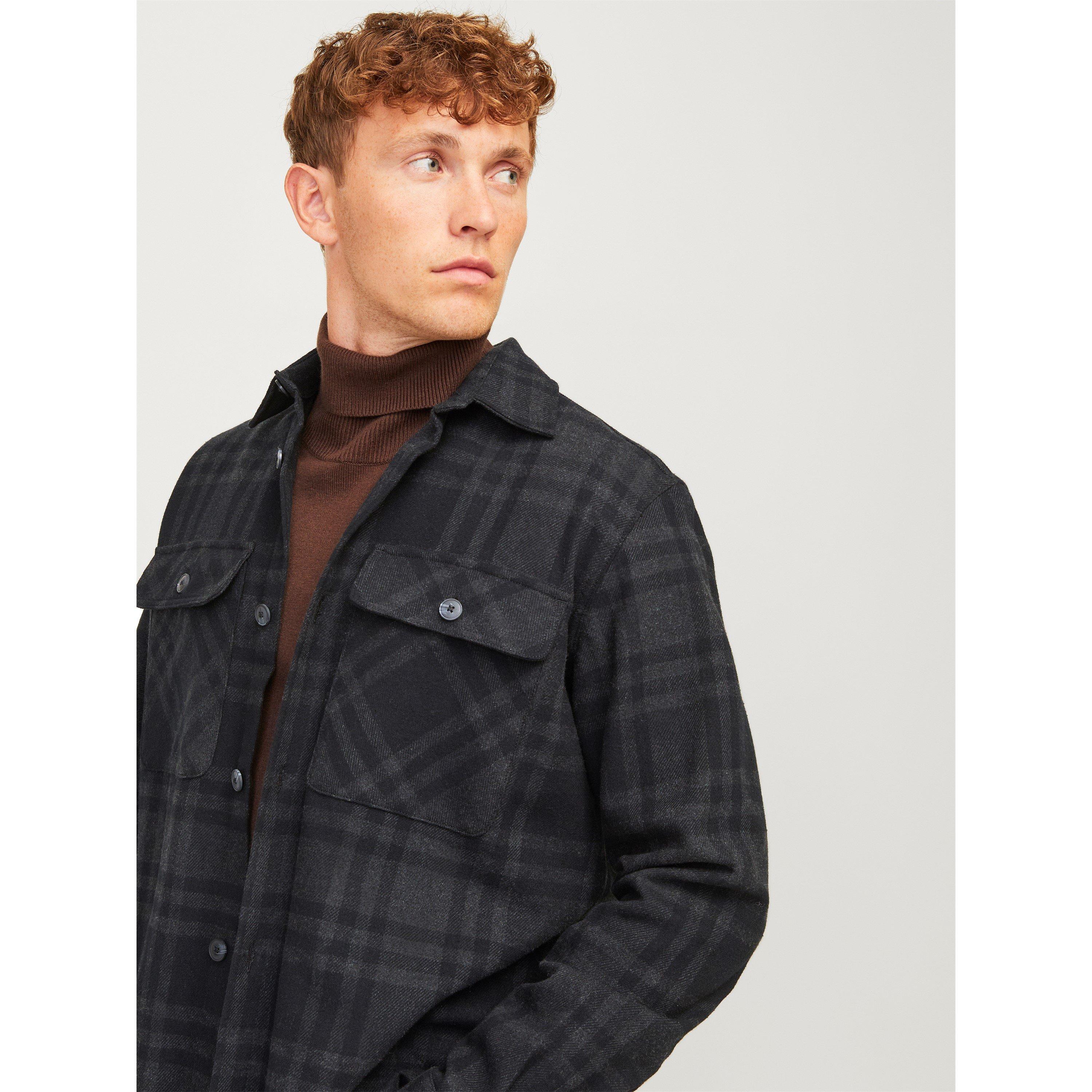Black Beauty - Jack and Jones - Men's Raymond Long Sleeve Overshirt - 4