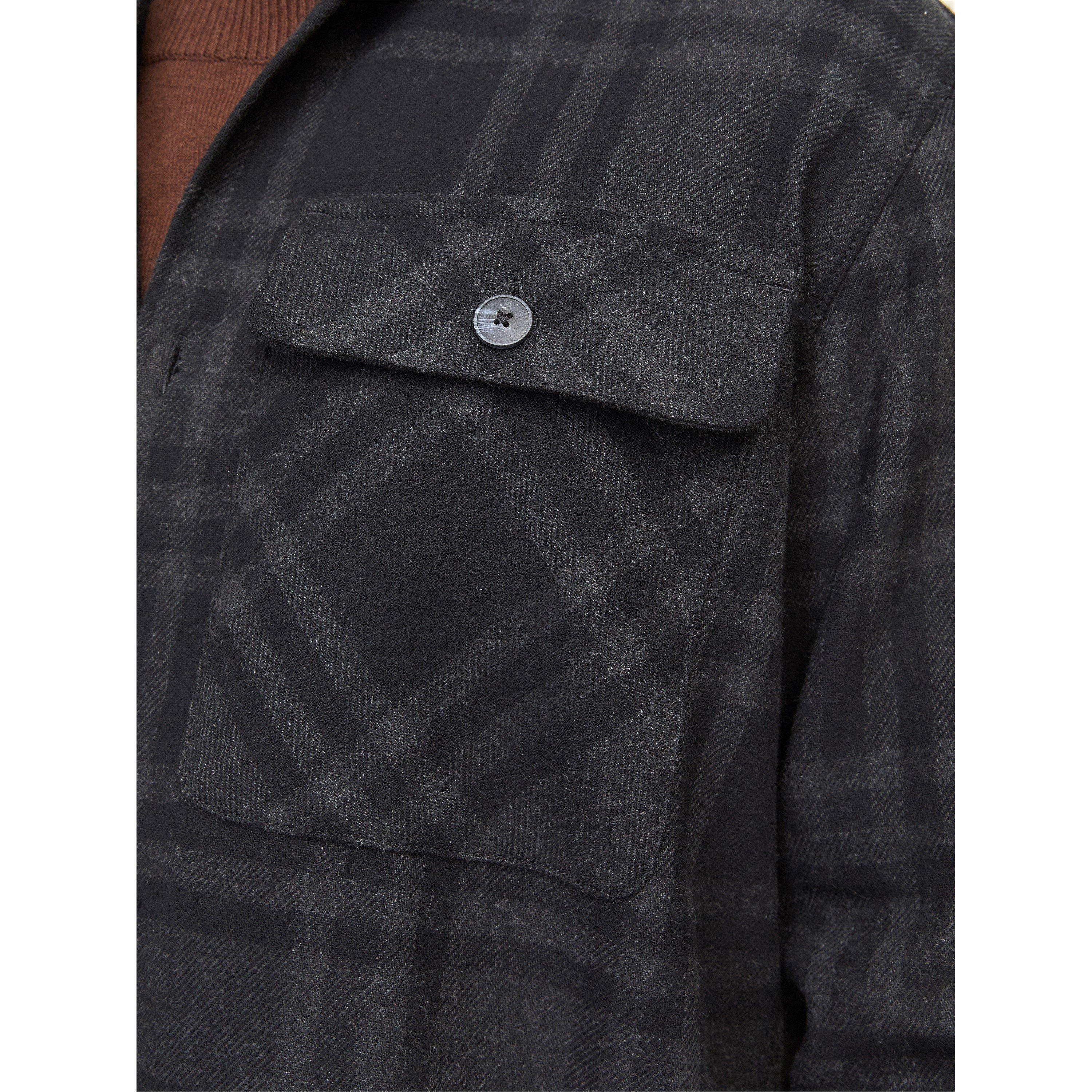 Black Beauty - Jack and Jones - Men's Raymond Long Sleeve Overshirt - 6