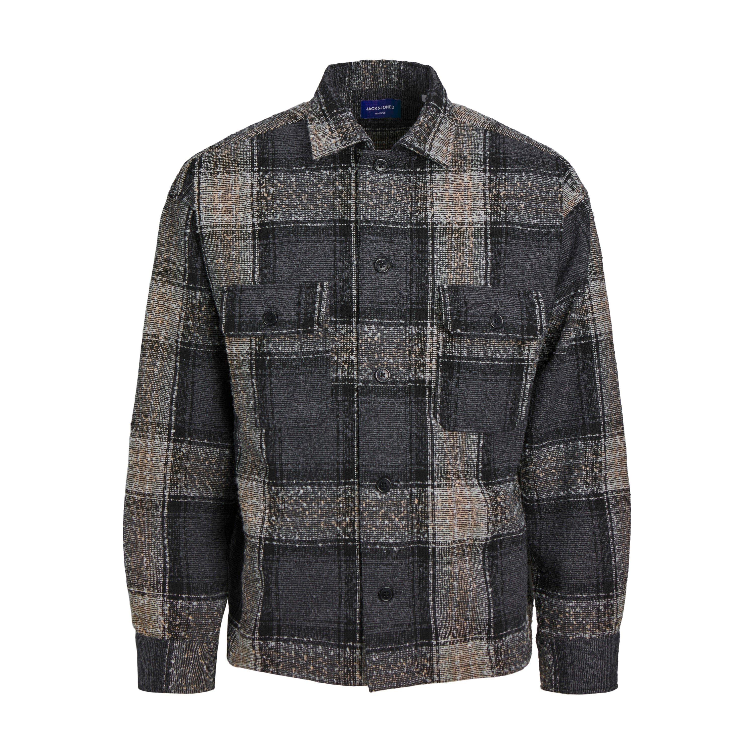 Jack And Jones Men's Iron Gate Boucle Overshirt