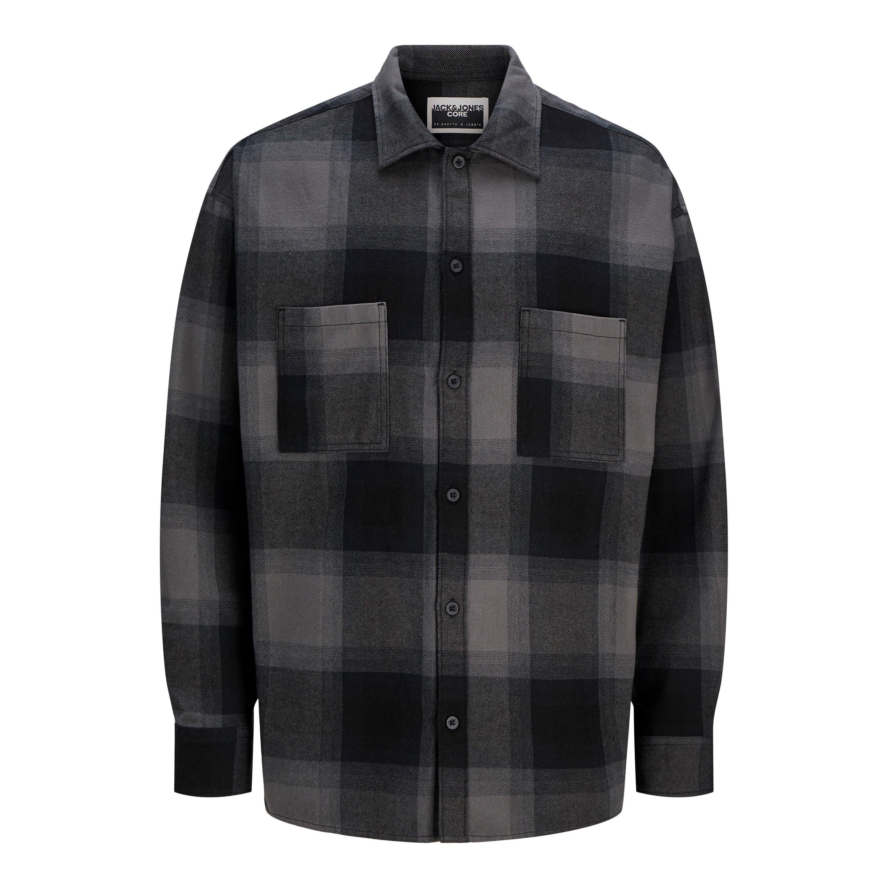 Jack And Jones Men's Darren Structured Overshirt - Black - 2XL