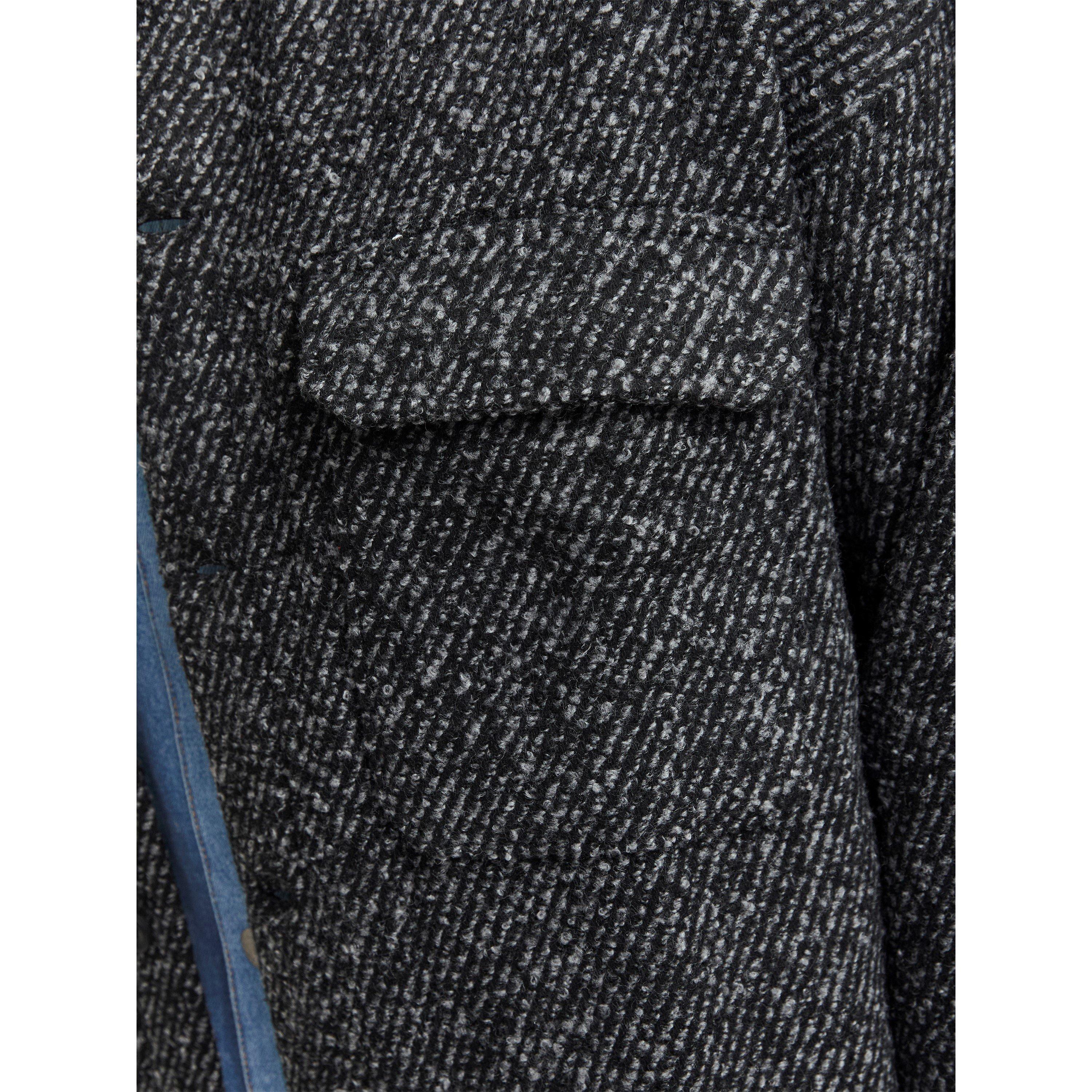 Nero - Jack and Jones - Winter Button-Front Overshirt - 2