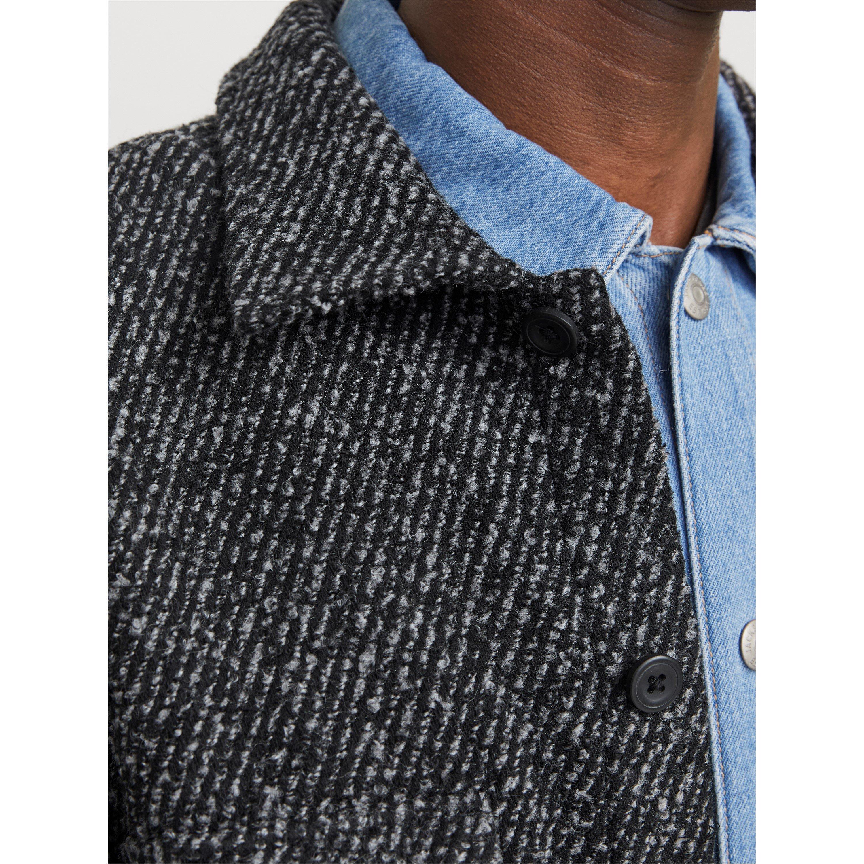 Nero - Jack and Jones - Winter Button-Front Overshirt - 3