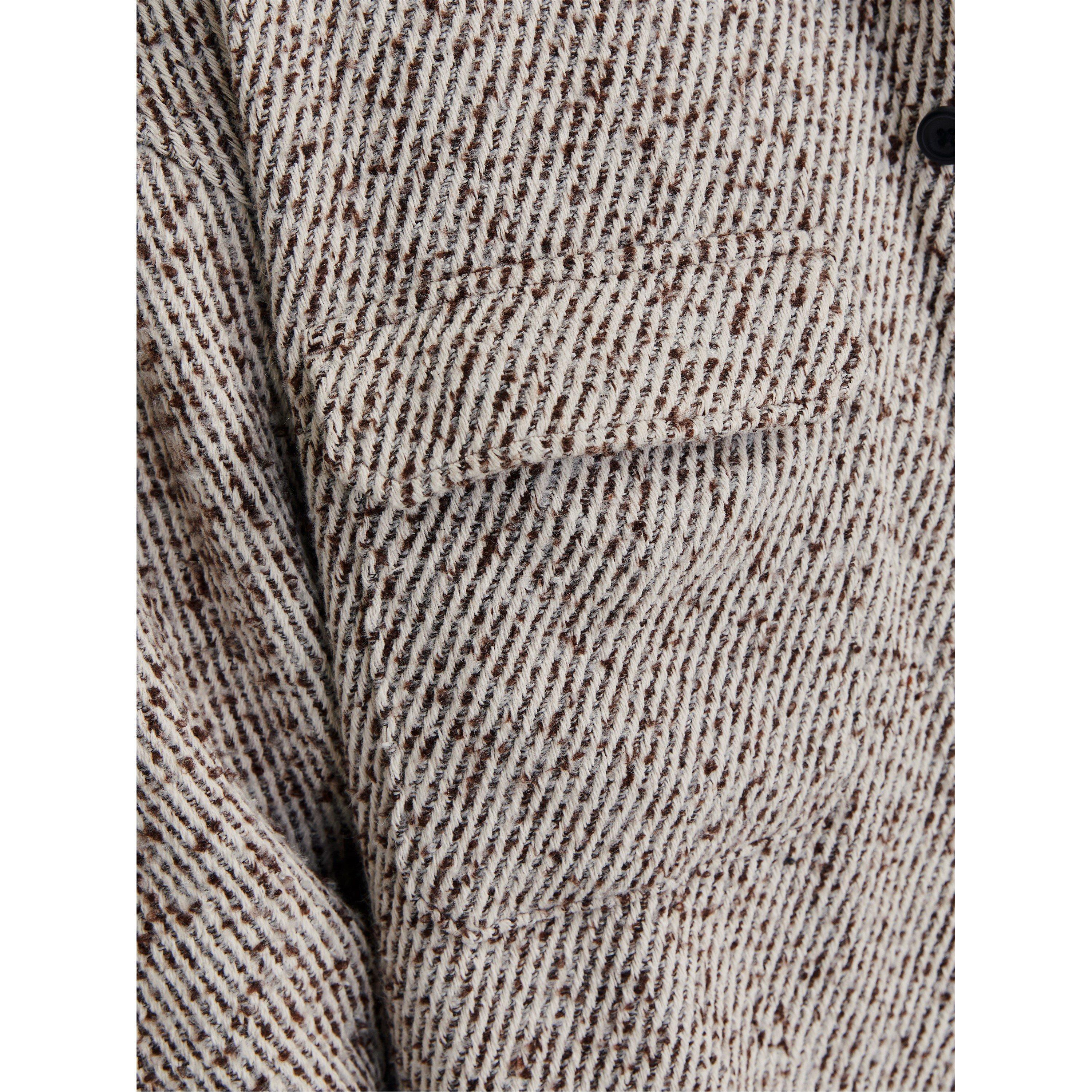 Chocolate Torte - Jack and Jones - Men's Winter Button-Front Overshirt - 6