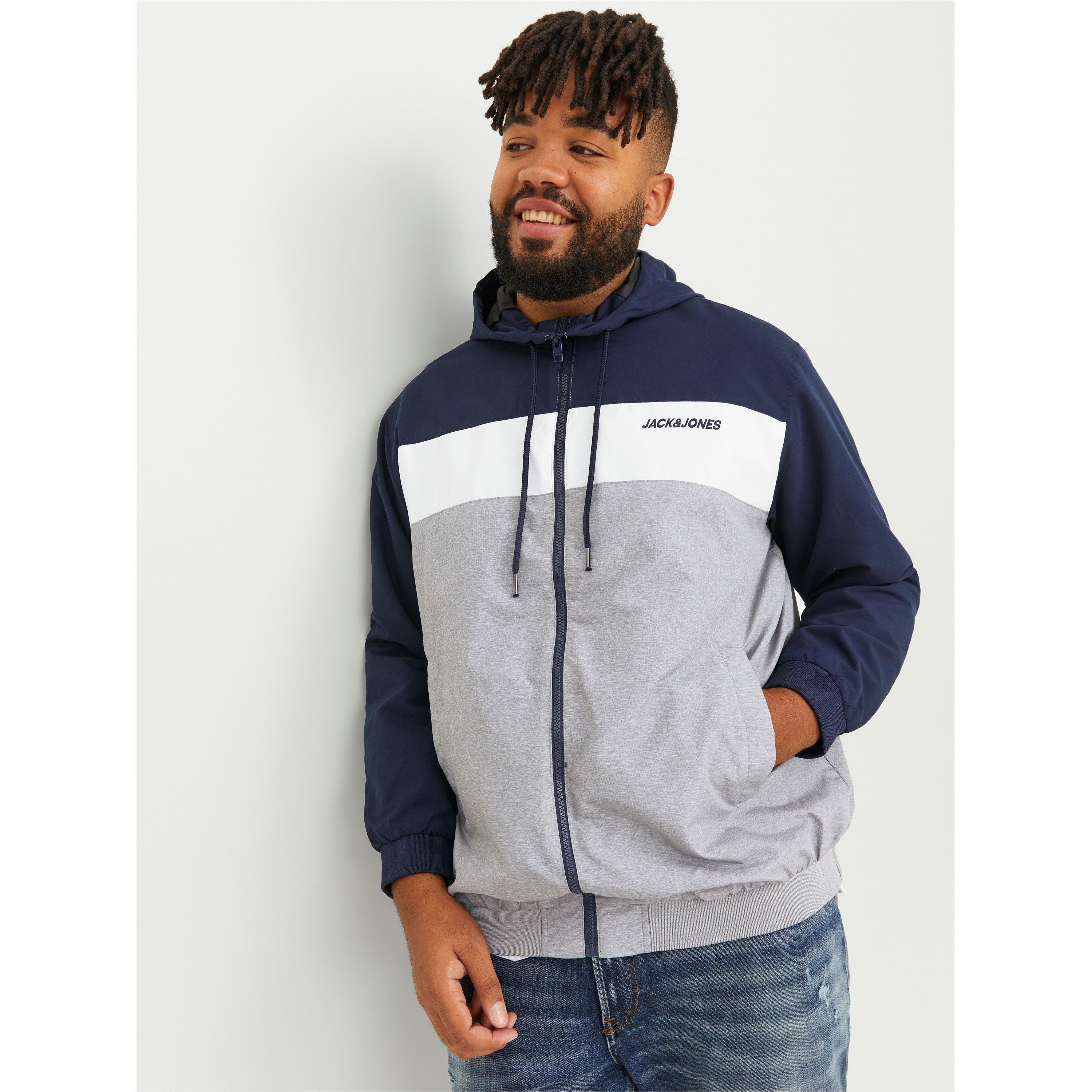 Jack And Jones Men's Midweight Bomber Jacket - Navy Blazer - 3XL