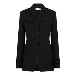 Off White Women's Belted Virgin Wool Jacket
