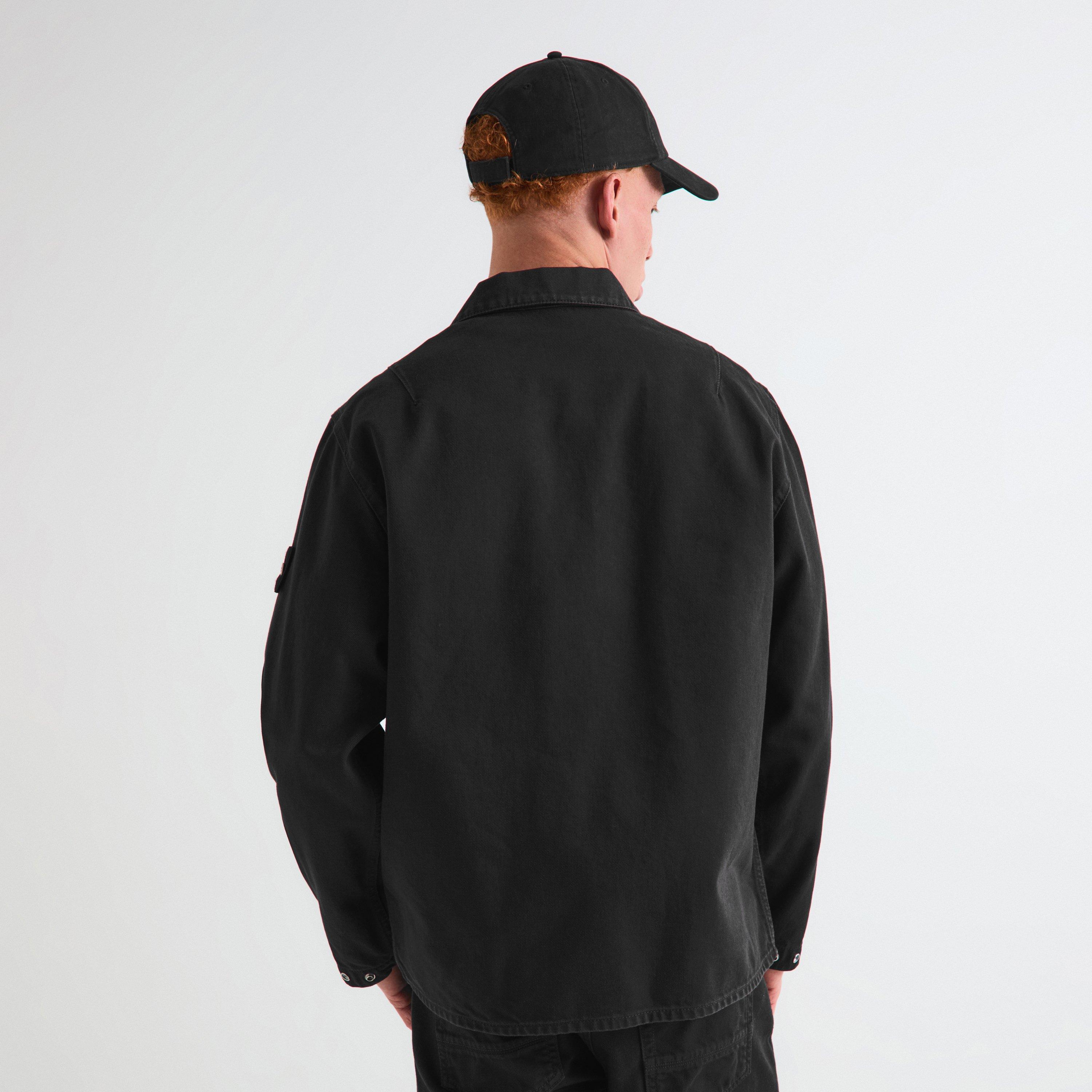 Black V0029 - Stone Island - Mens Denim Research Overshirt - 4