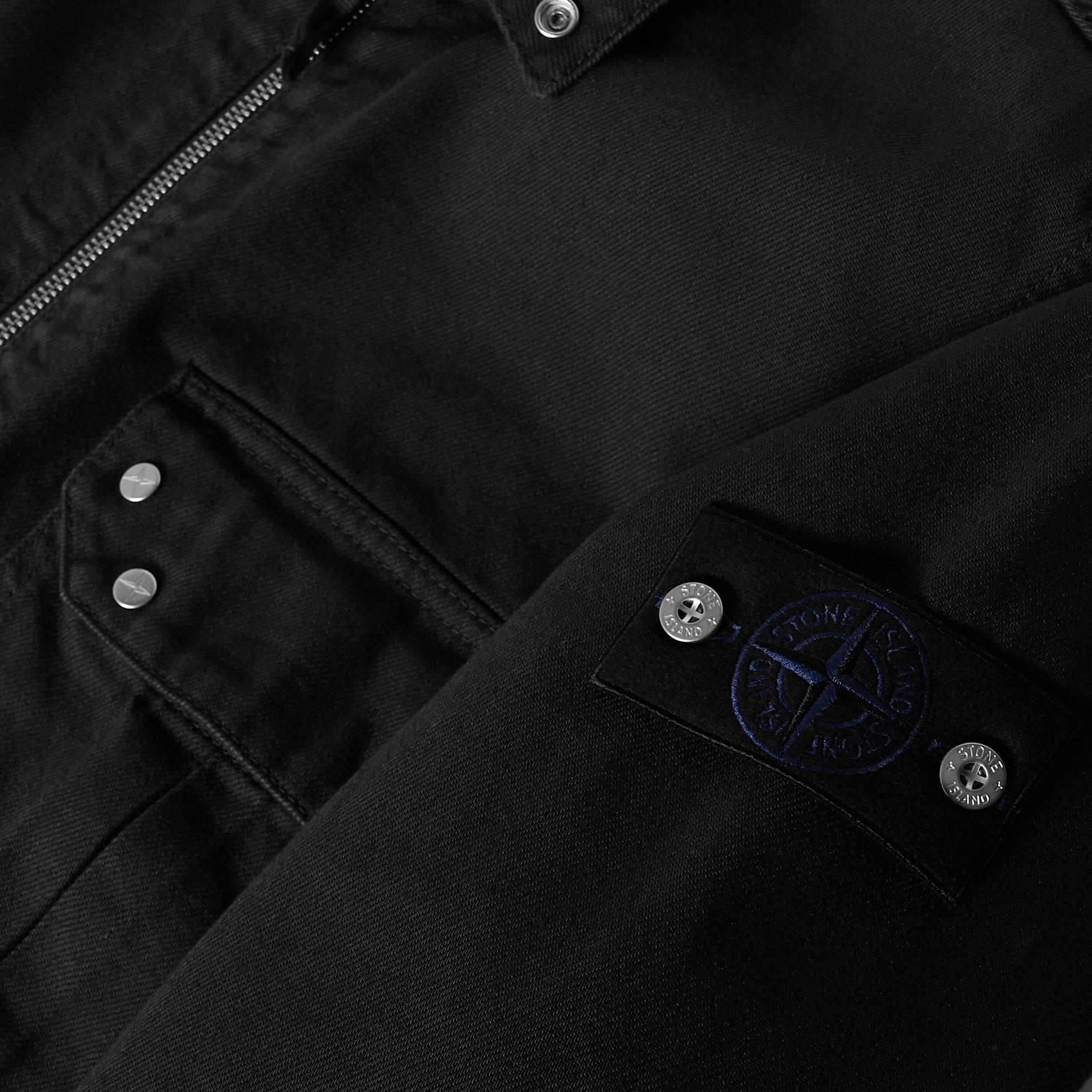 Black V0029 - Stone Island - Mens Denim Research Overshirt - 5