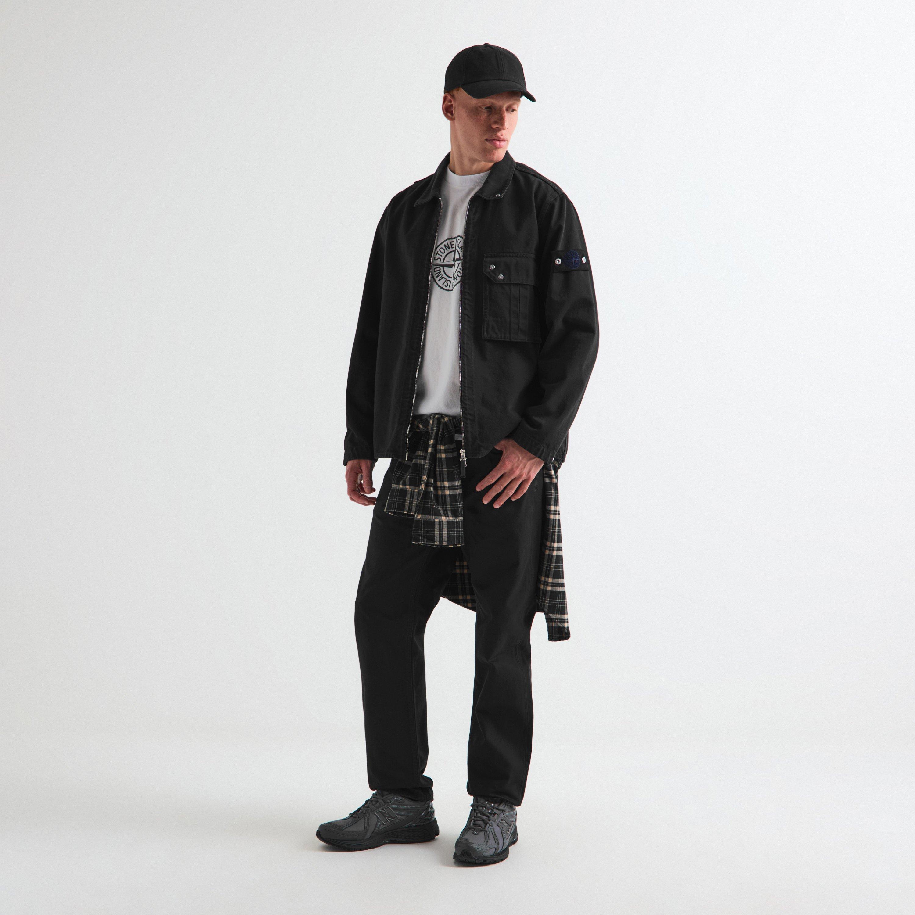 Black V0029 - Stone Island - Mens Denim Research Overshirt - 6