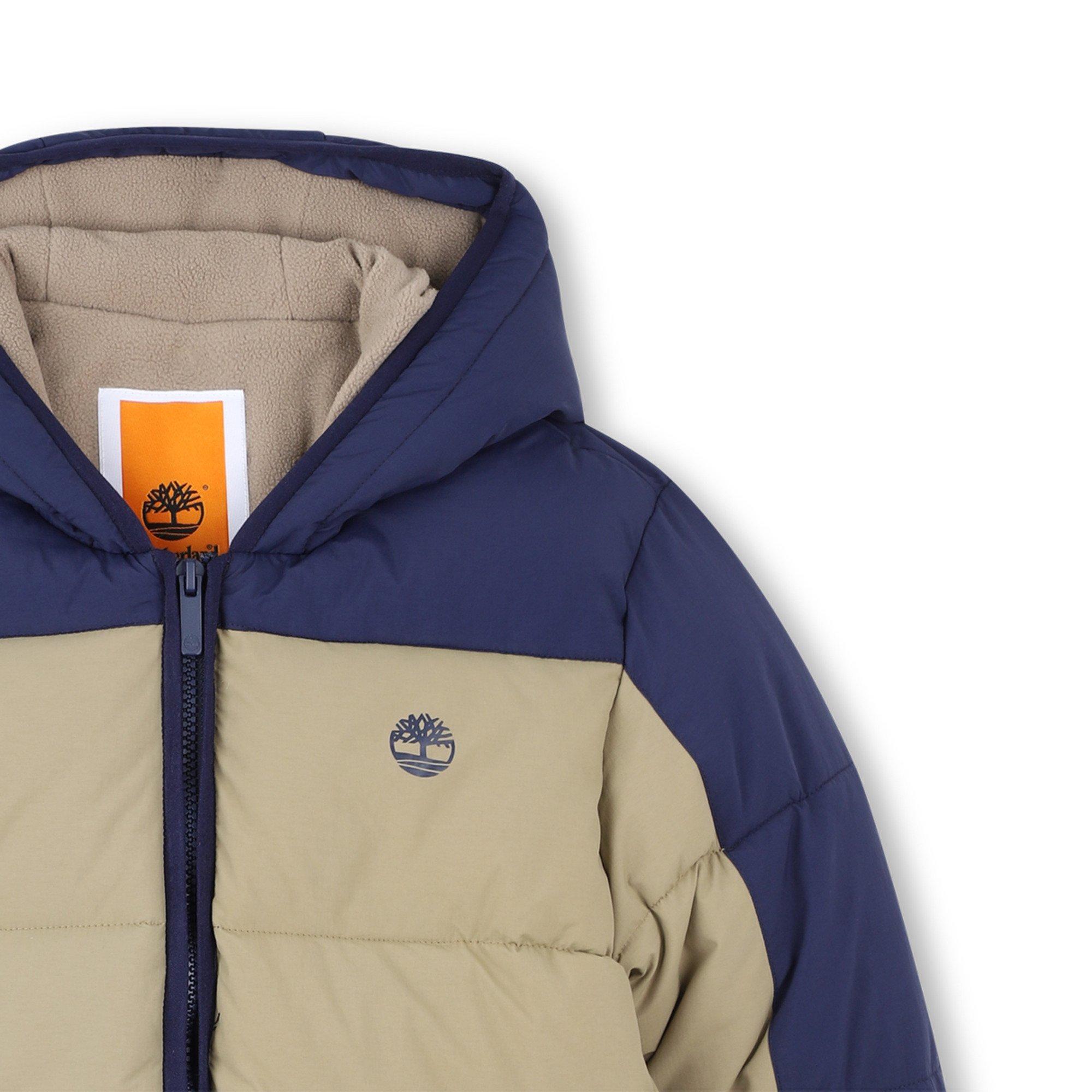 Khaki/Navy - Timberland - Timb ClrBlock Puffer Jn54 - 3