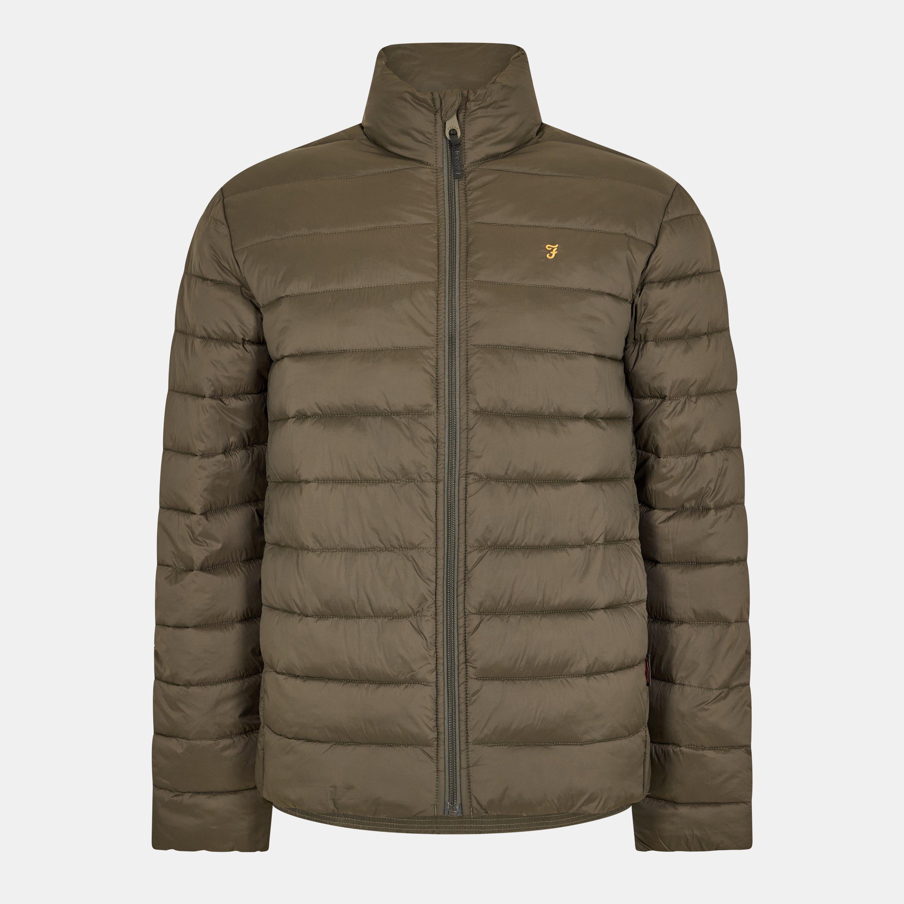 Farah Men's Joel Quilted Jacket - Evergreen - Large