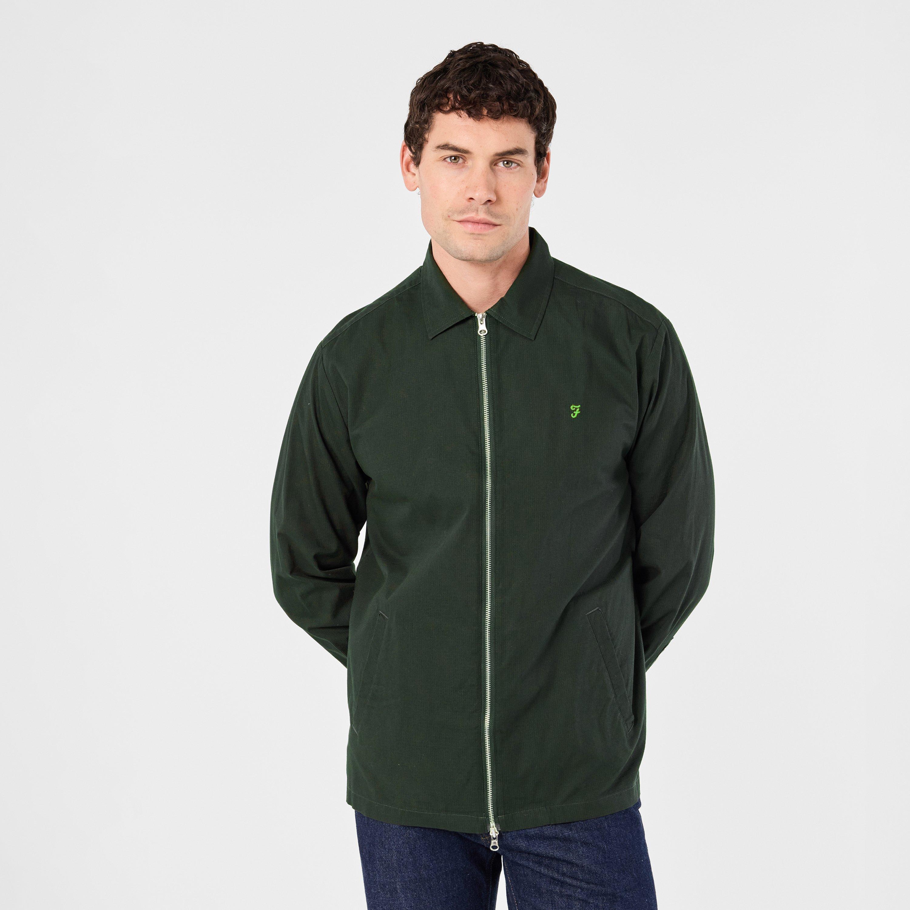 Evergreen - Farah - Radley Long Sleeve Zipped Overshirt - 3