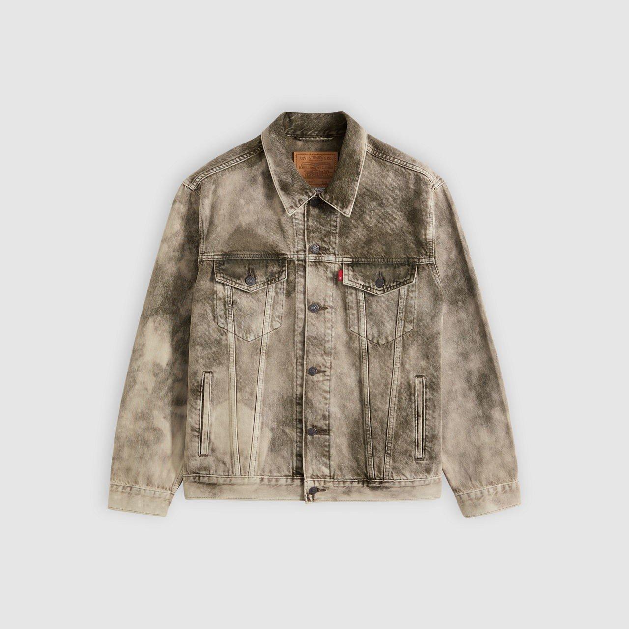 Levis Men's Trucker Camo Relaxed Fit Denim Jacket - Camo Avenue - XL