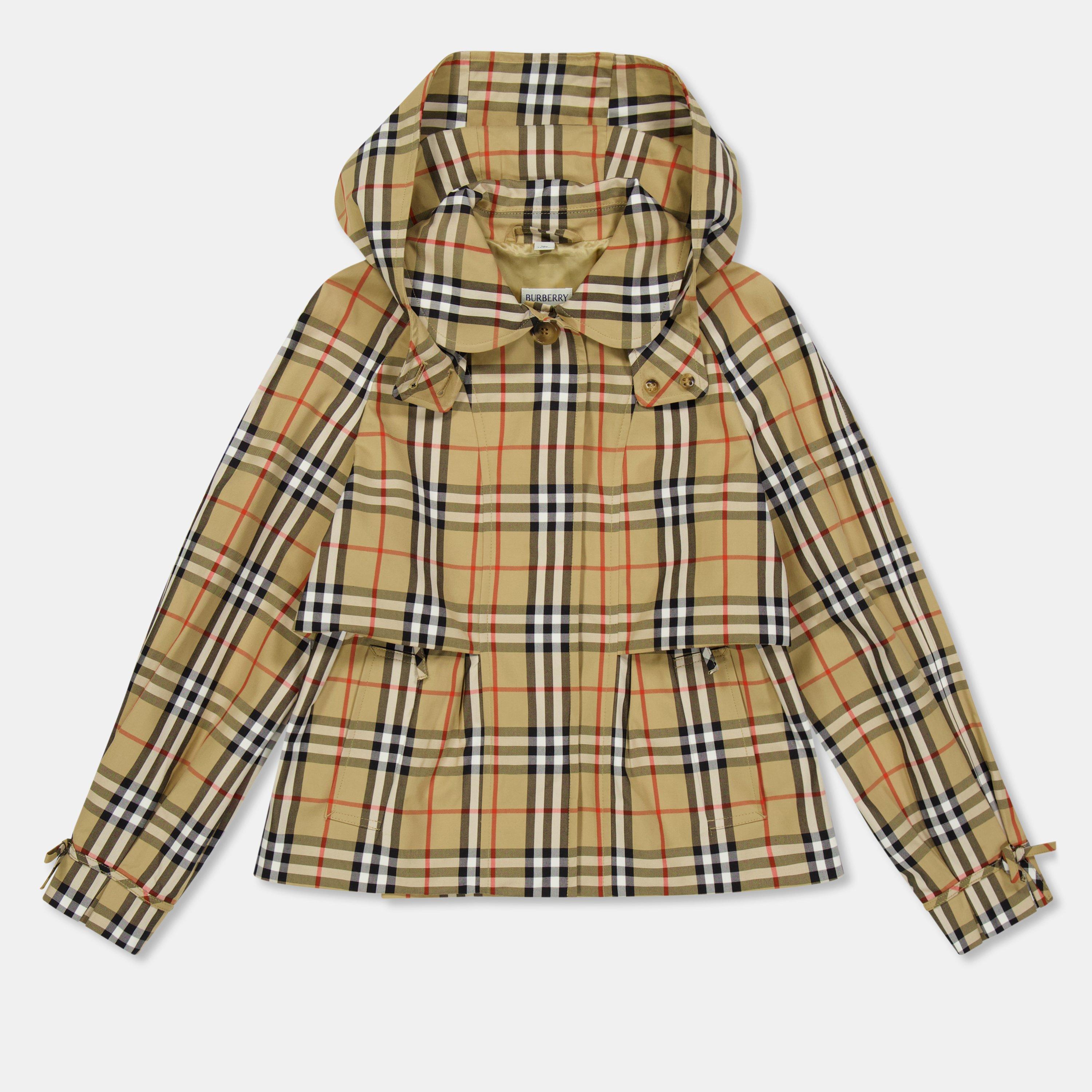 Sand Chk B9368 - Burberry - Kids' Burb Kimberley Short Puffer Jacket - 1