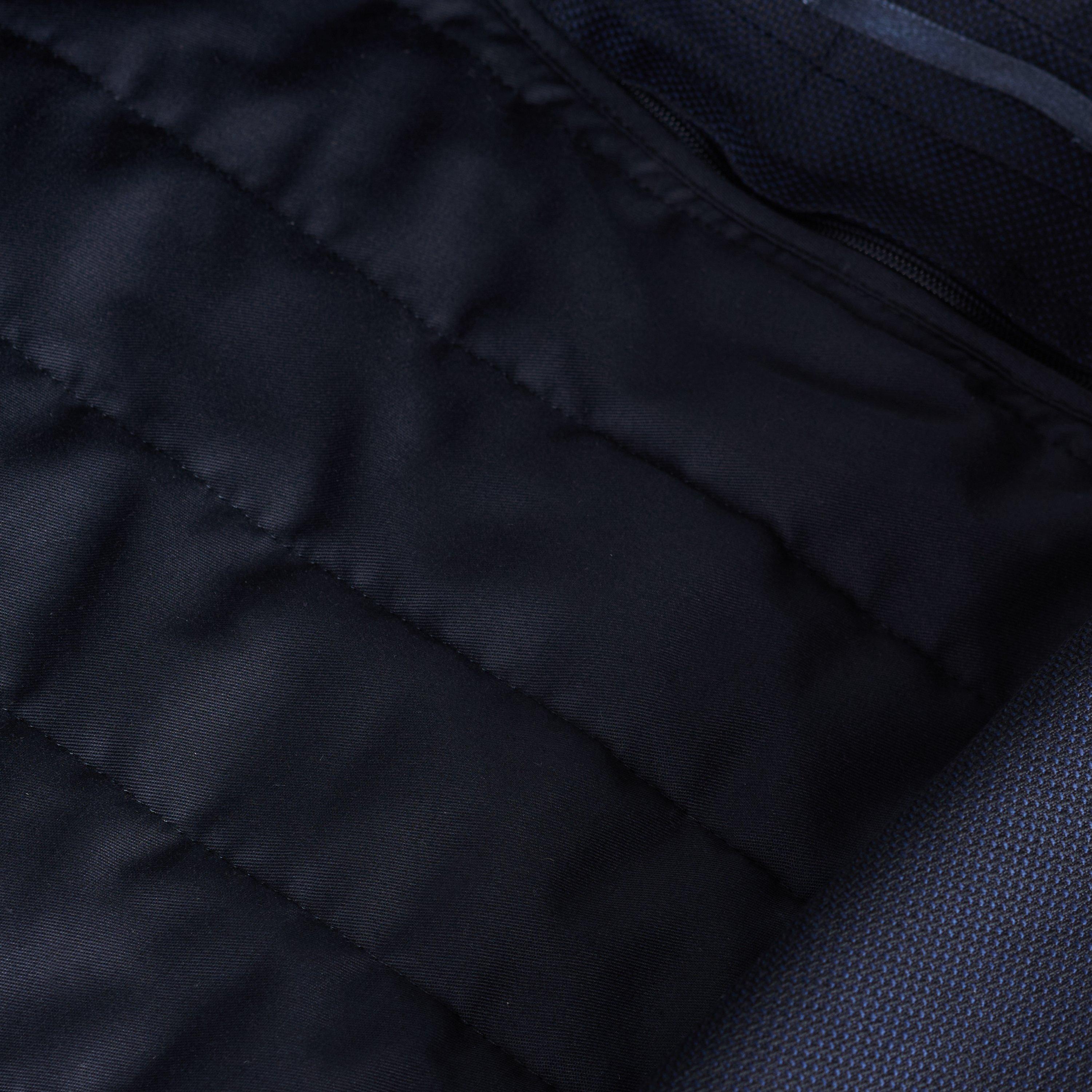 Navy - Richard James - Men's Hexden Wool Long Sleeve Tailored Fit Blazer - 6