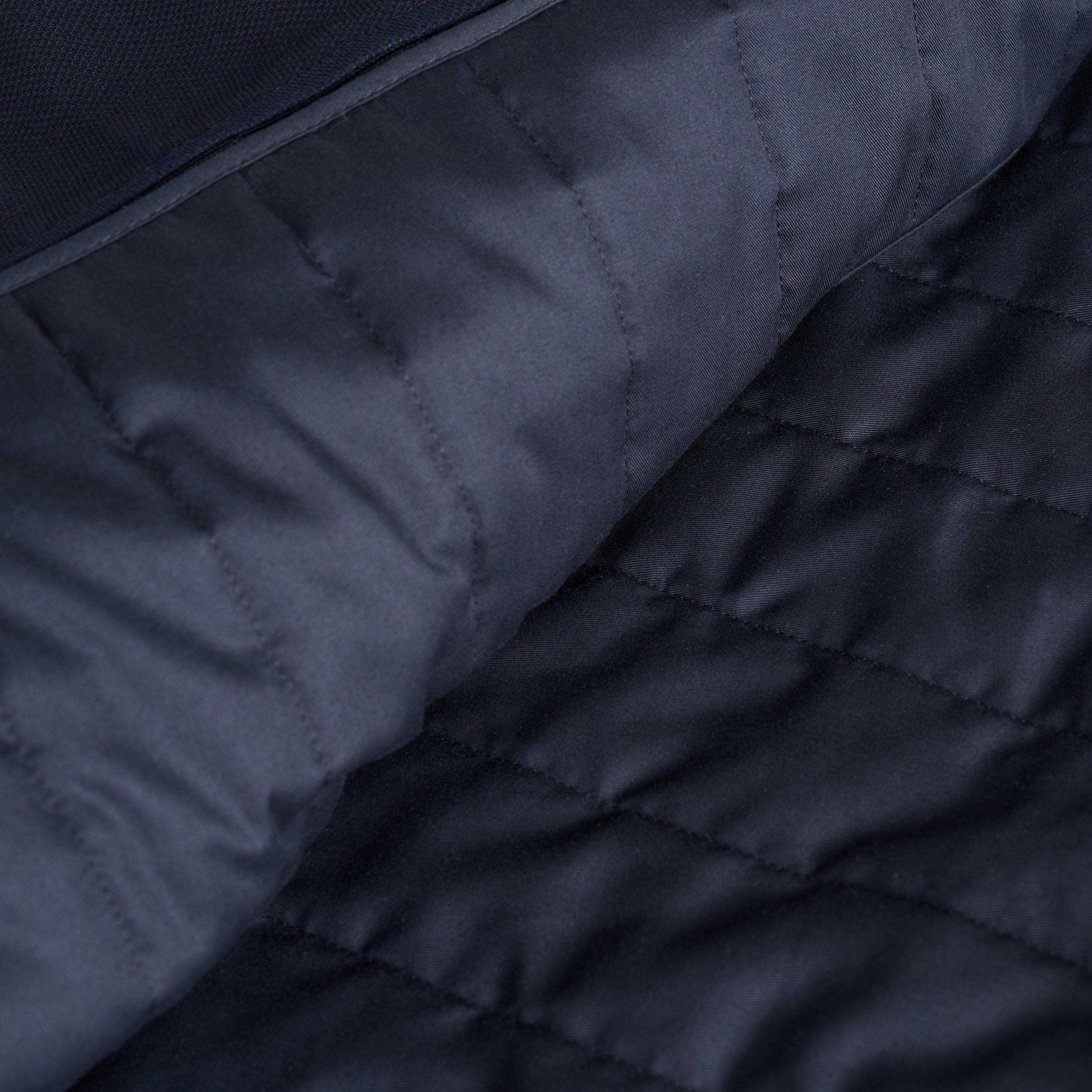 Navy - Richard James - Men's Hexden Wool Long Sleeve Tailored Fit Blazer - 7