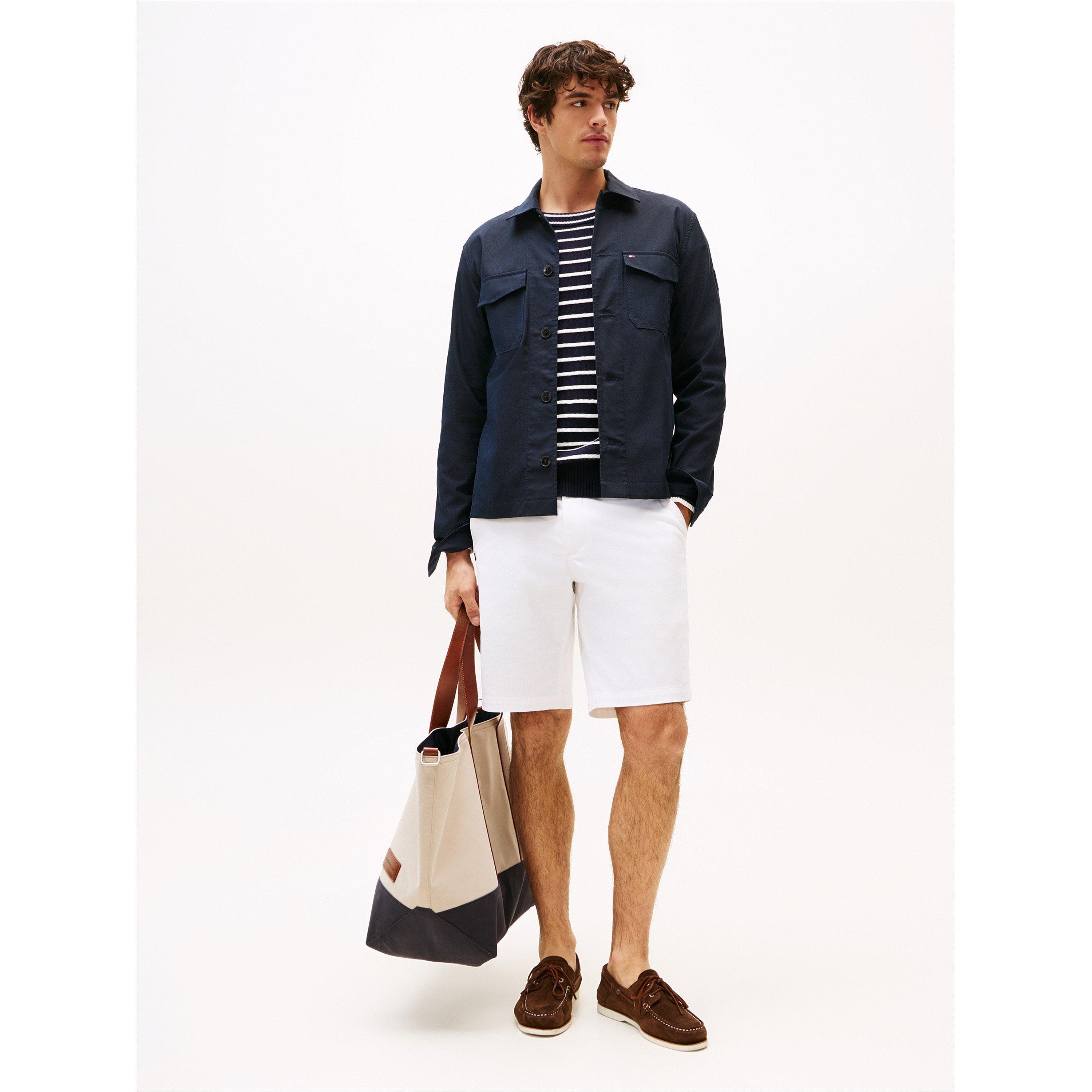 Desert Sky - Tommy Hilfiger - Cotton Nylon Shirt Jacket - 4