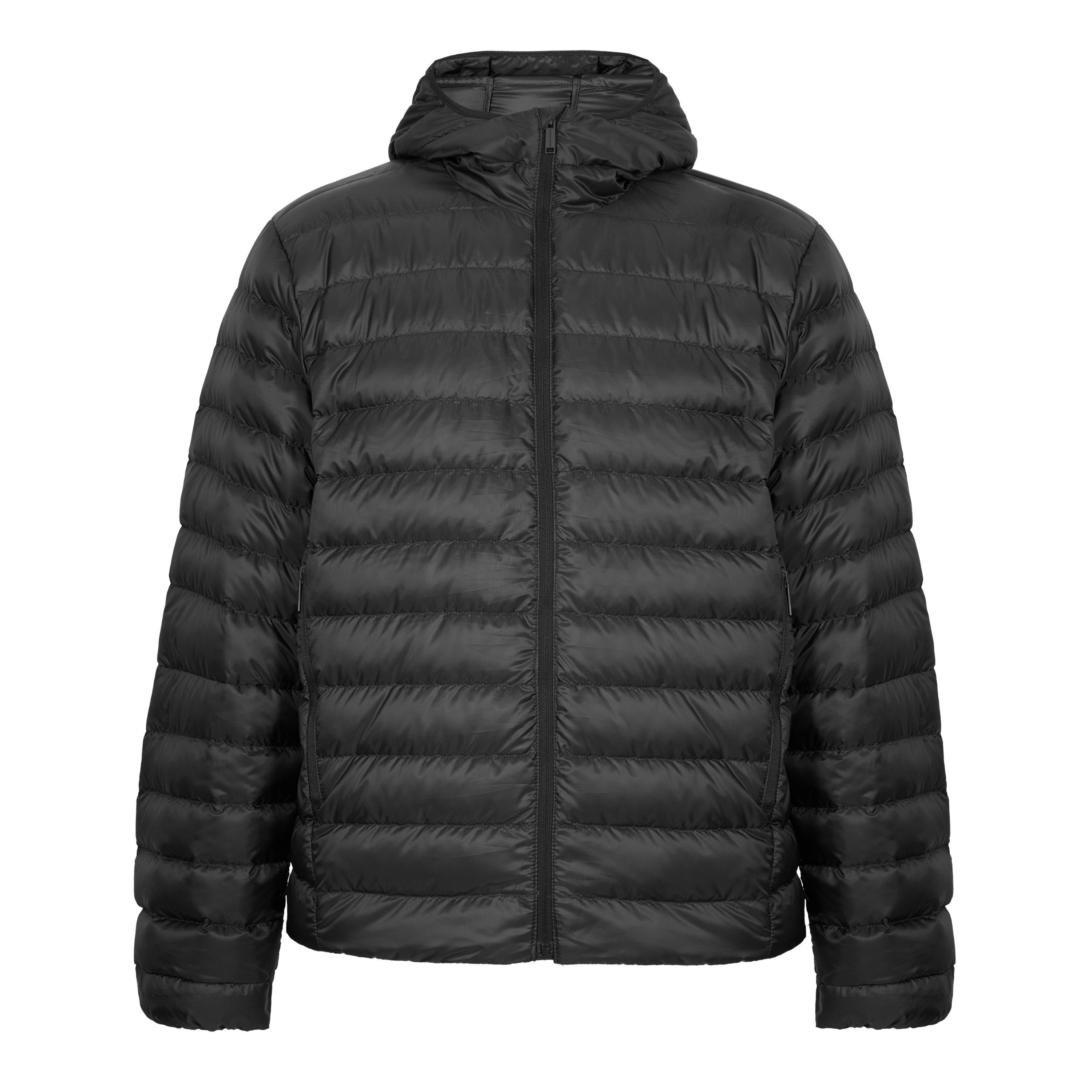 Canada Goose Men's Stratus Hoodie Short Puffer Jacket - Black - XL