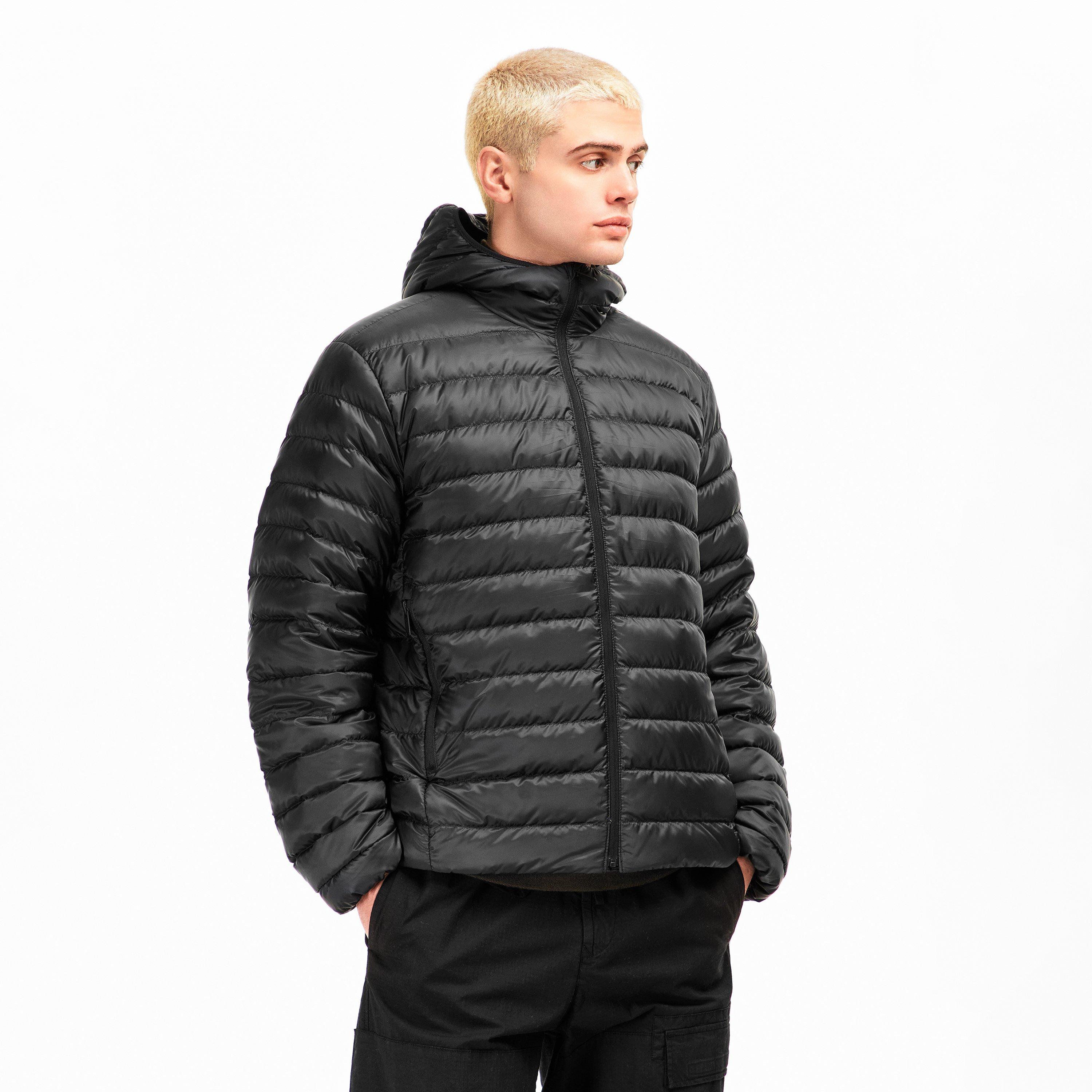 Black - Canada Goose - Men's Stratus Hoodie Short Puffer Jacket - 3