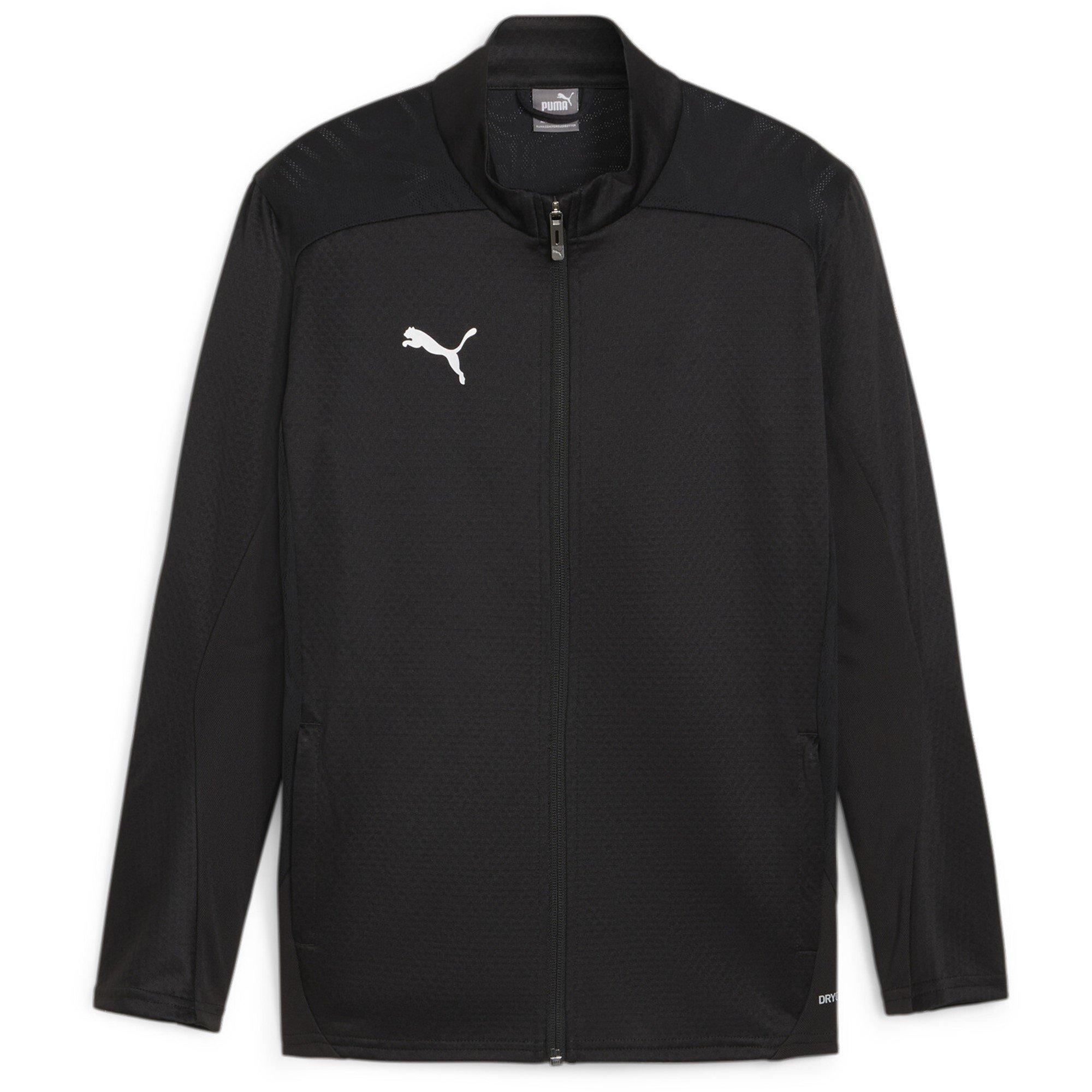 Puma Boys Kids' Teamfinal Moisture-Wicking Performance Training Jacket - Black Puma Black - 7-8 (S)