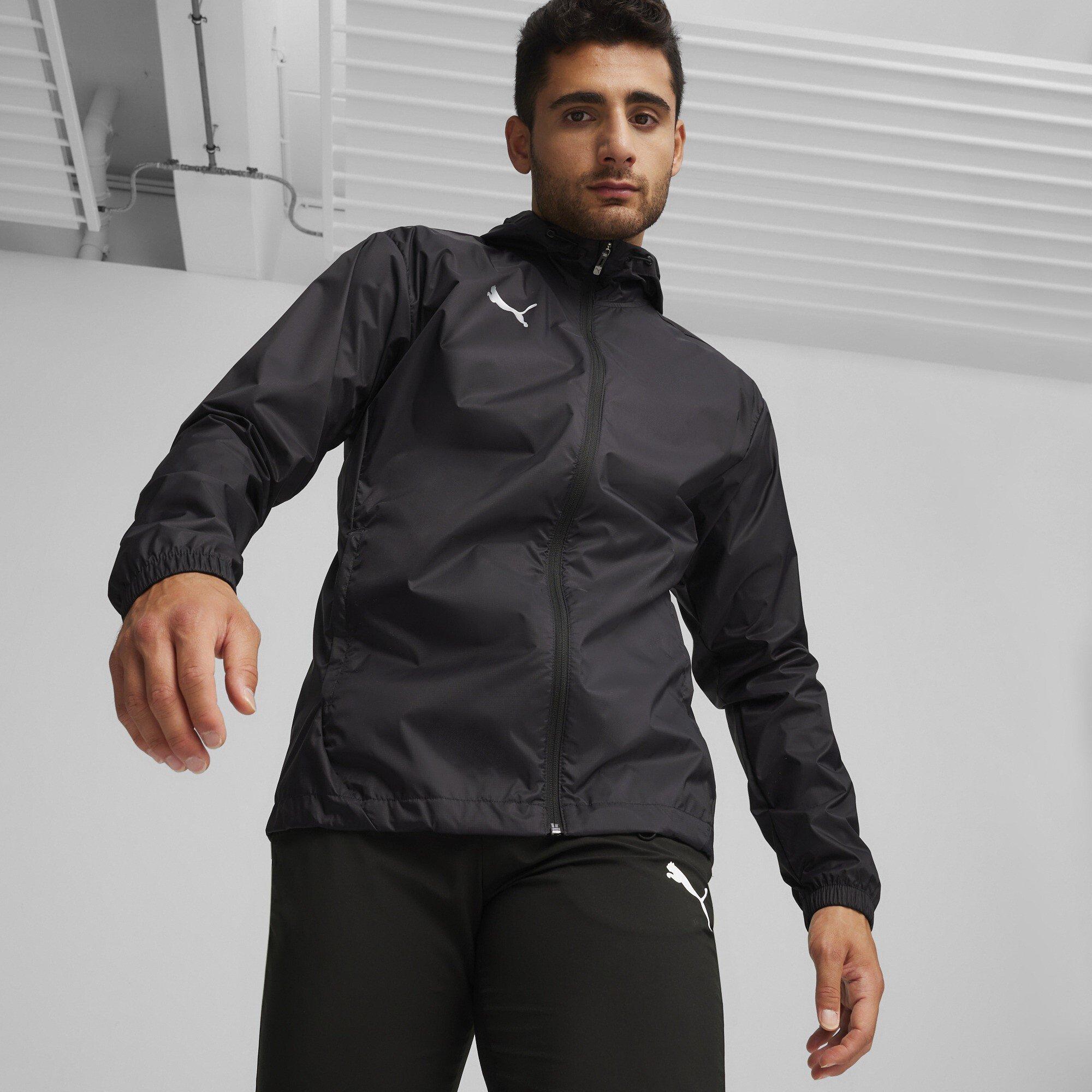 Puma Sort - Puma - Teamfinal Allweather Waterproof Lightweight Rain Anorak - 3