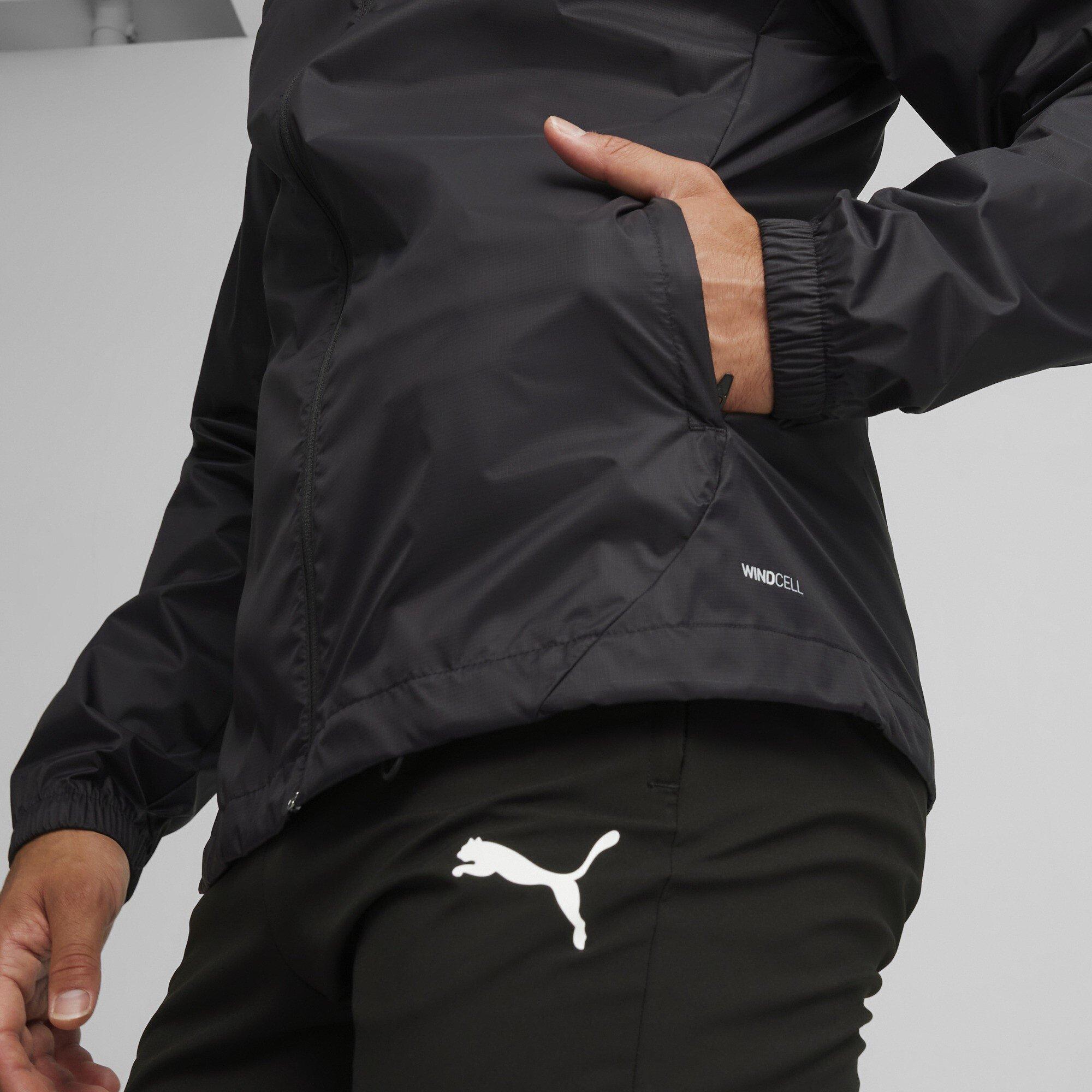 Puma Sort - Puma - Teamfinal Allweather Waterproof Lightweight Rain Anorak - 6