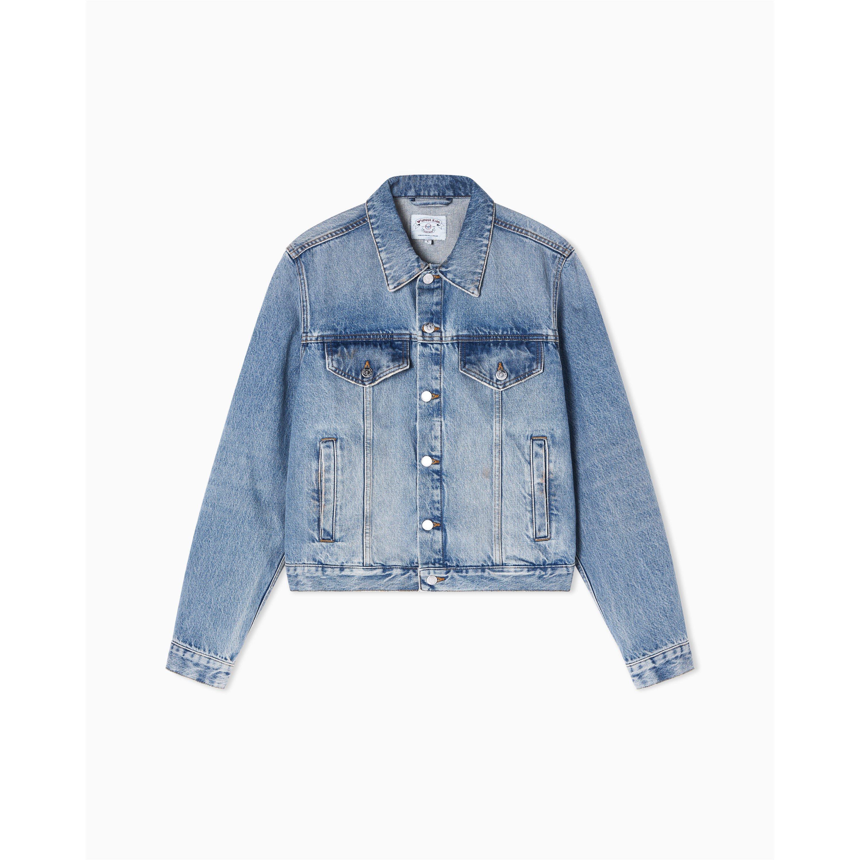 Emporio Armani Blouson Jacket - Light Blue - M