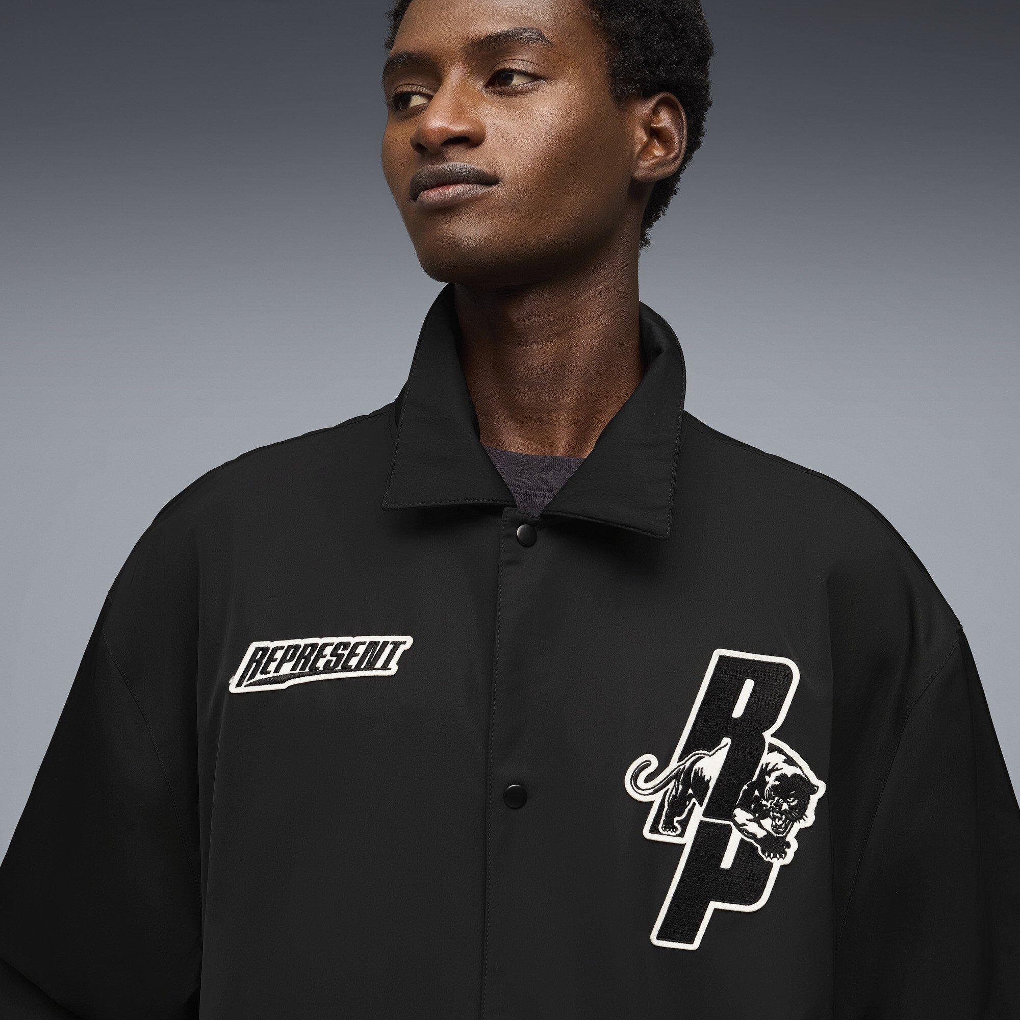 Puma Black - PUMA x Represent - PUMA x  Coaches Jkt Sn62 - 5