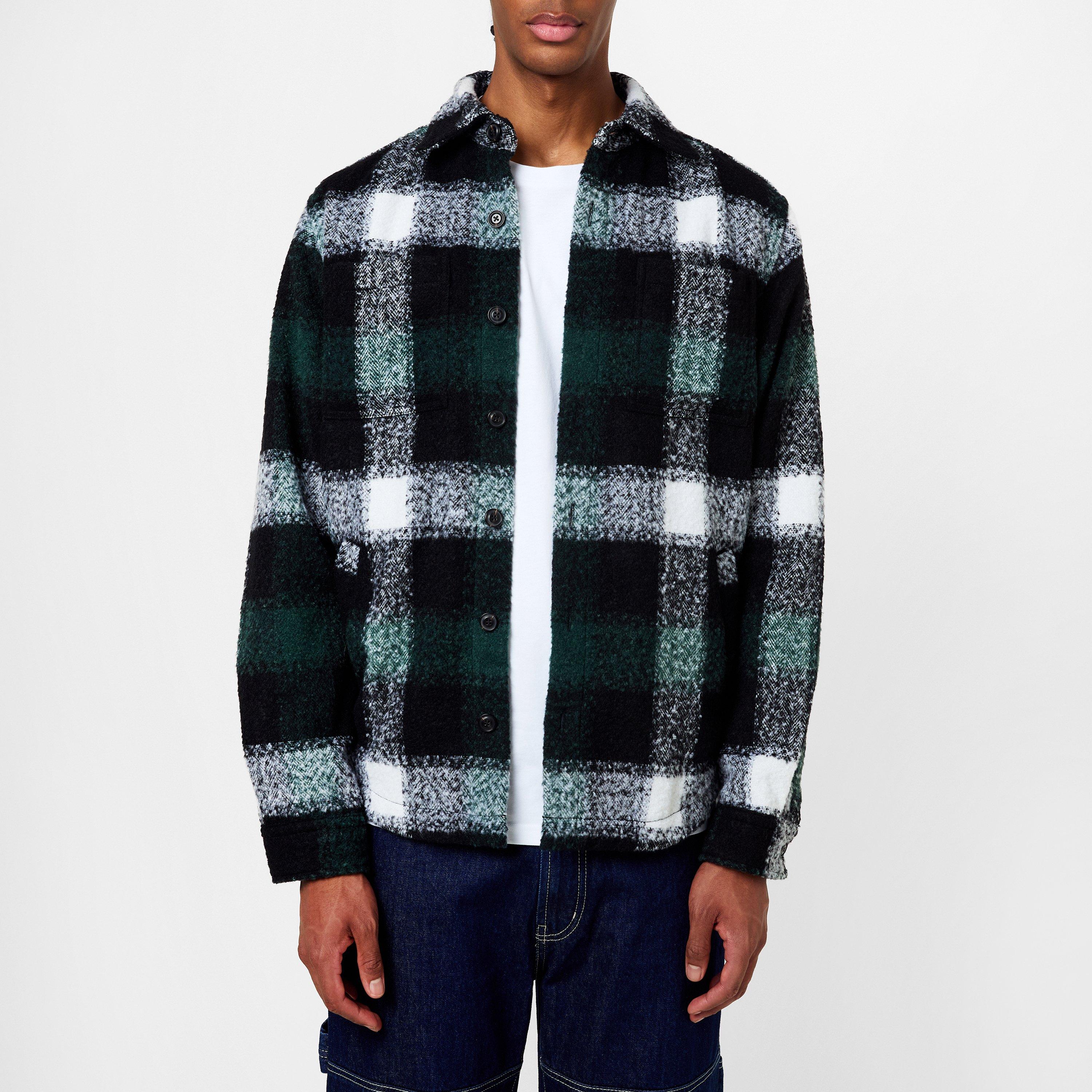 Dark Green 302 - Hugo - Men's Egriso Overshirt - 2