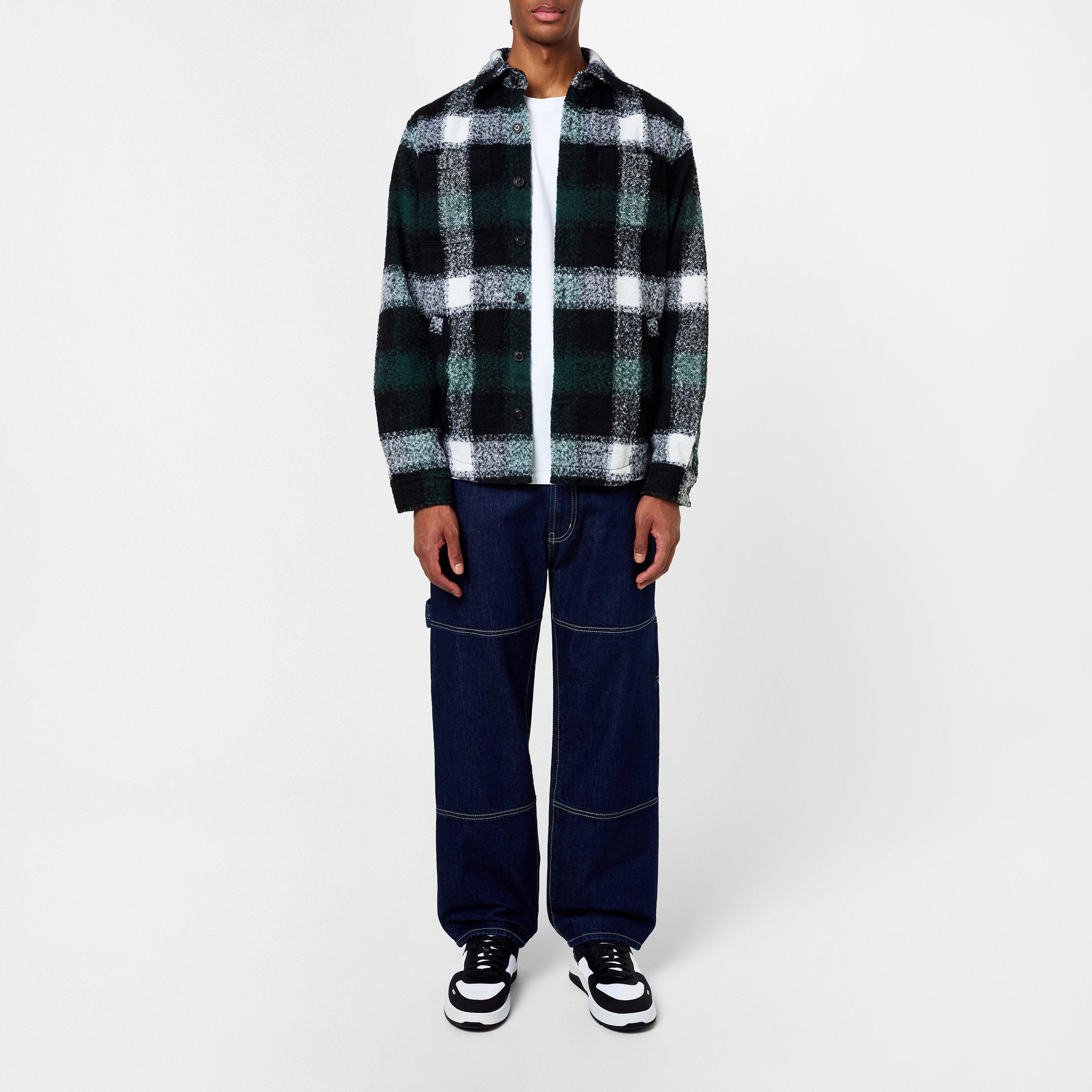 Dark Green 302 - Hugo - Men's Egriso Overshirt - 5