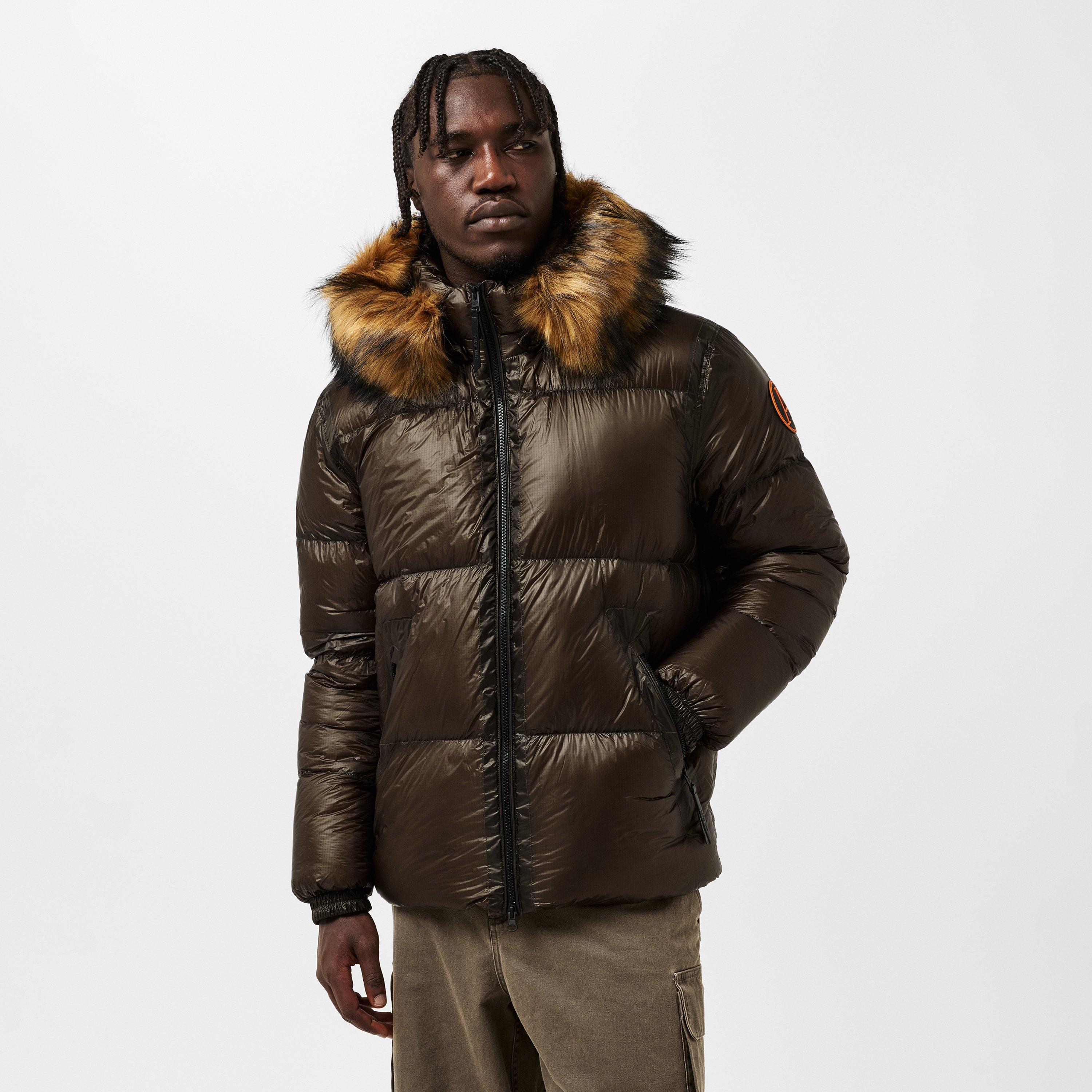 Brown C0128 - Arctic Army - Men's  Water-Resistant Puffer Jacket - 3