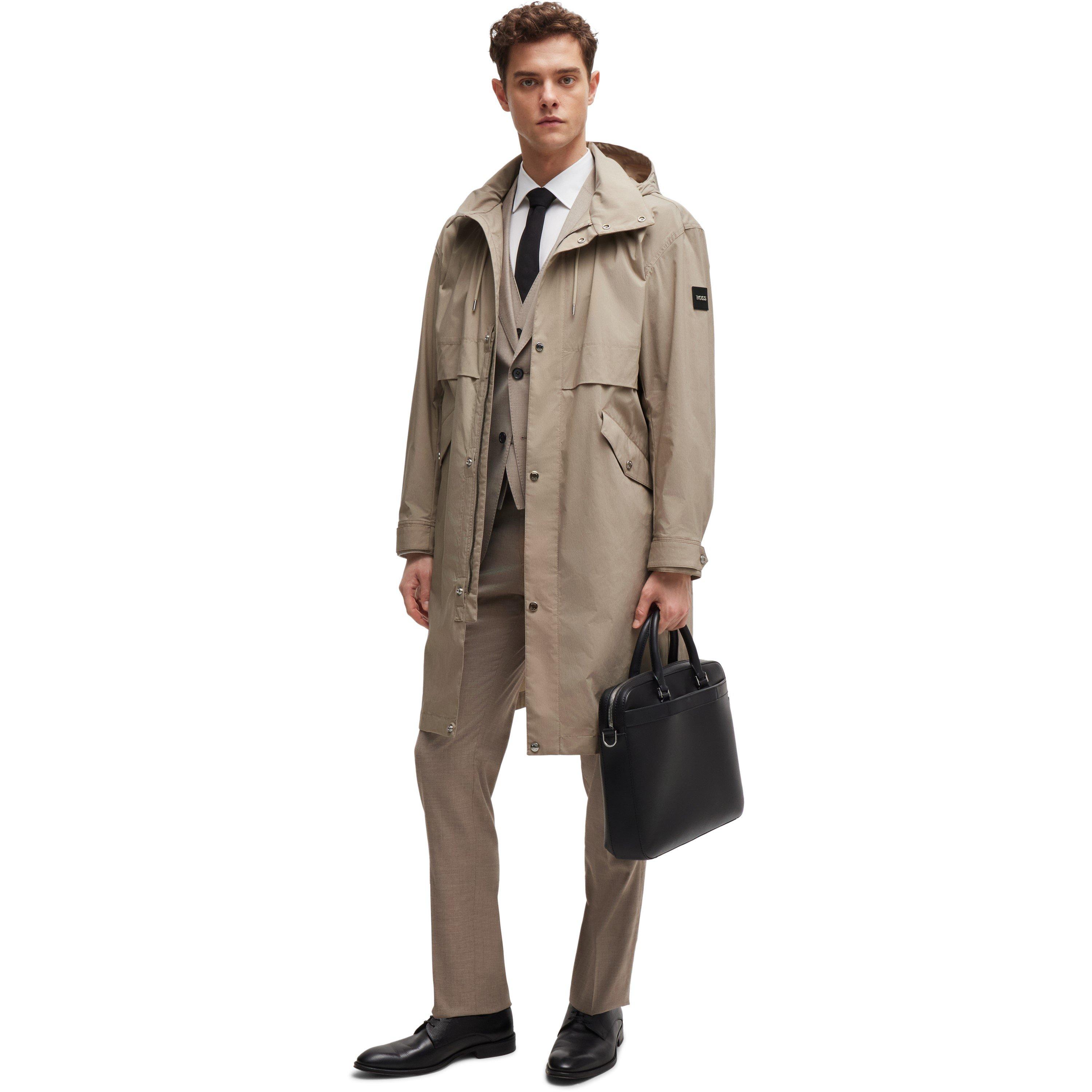 Dark Beige - Boss - Men's Cataldo Formal Coat - 6