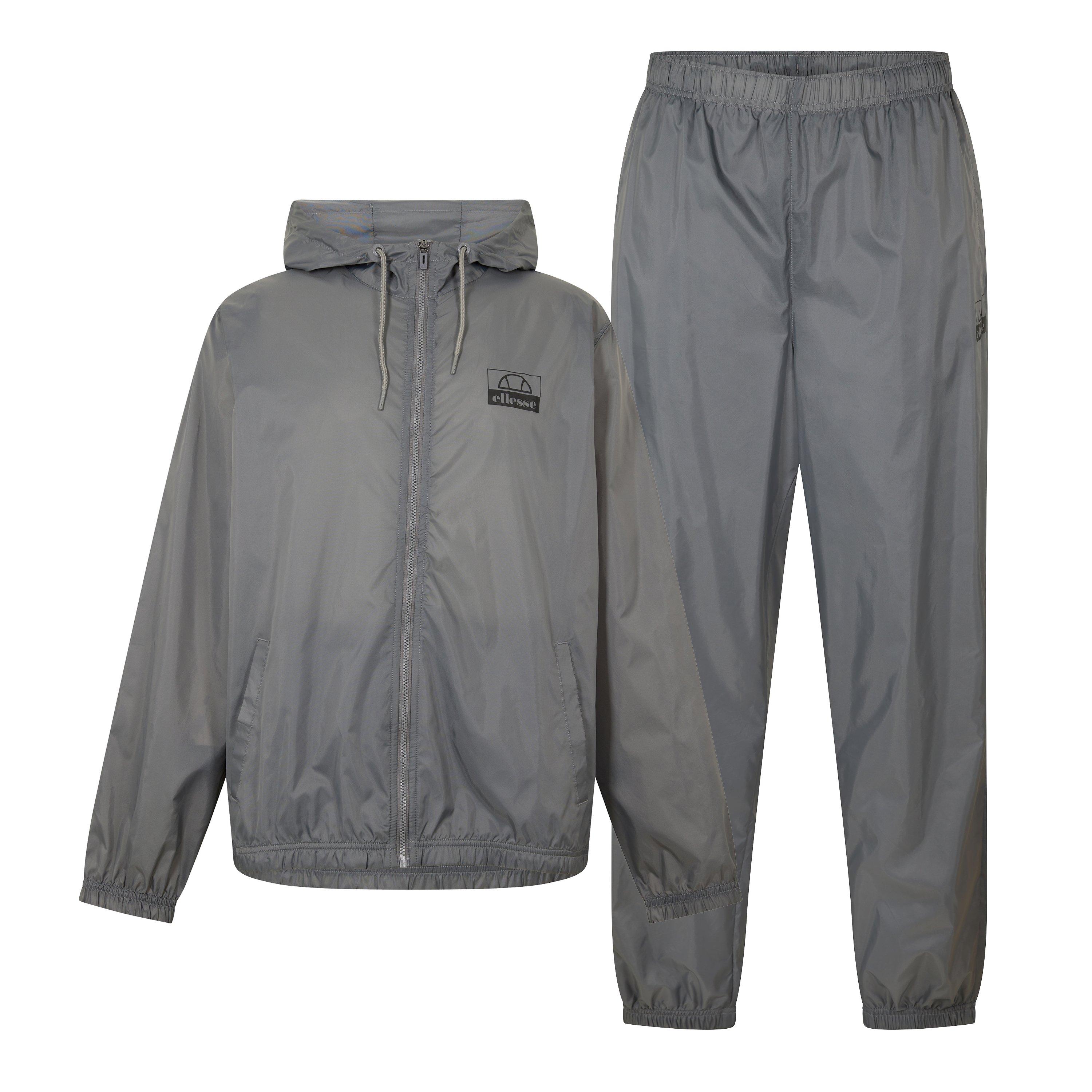 Grey - Ellesse - Men's Hybrid Jacket - 1