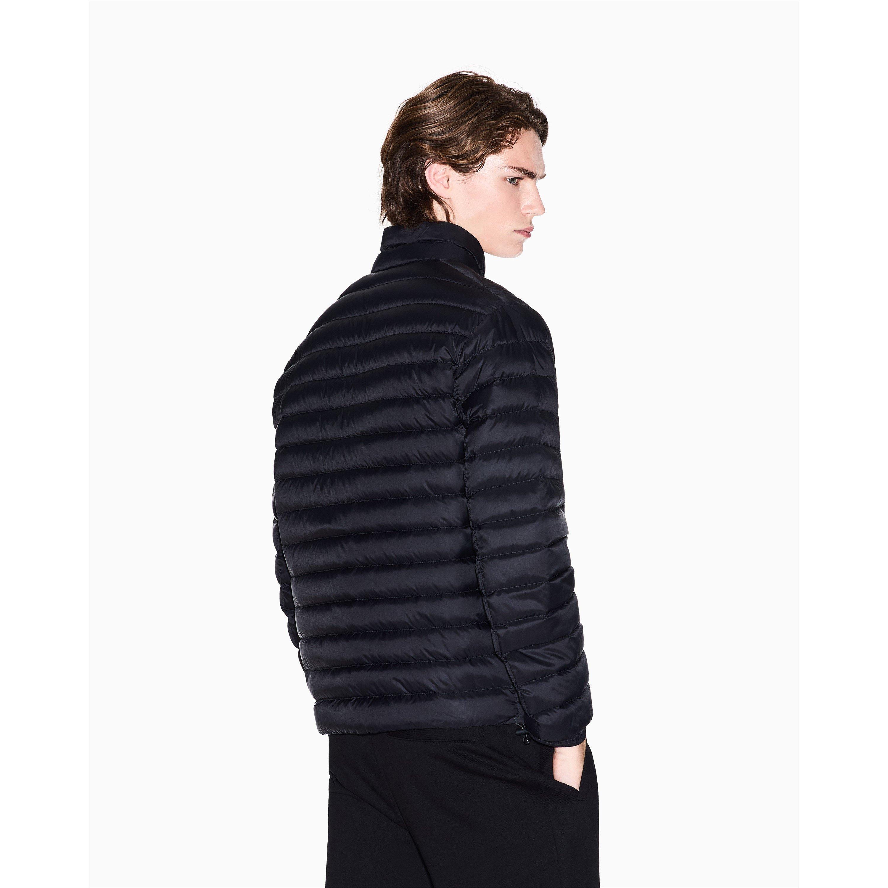 Black - Armani Exchange - Men's Down Medium Puffer Jacket - 2